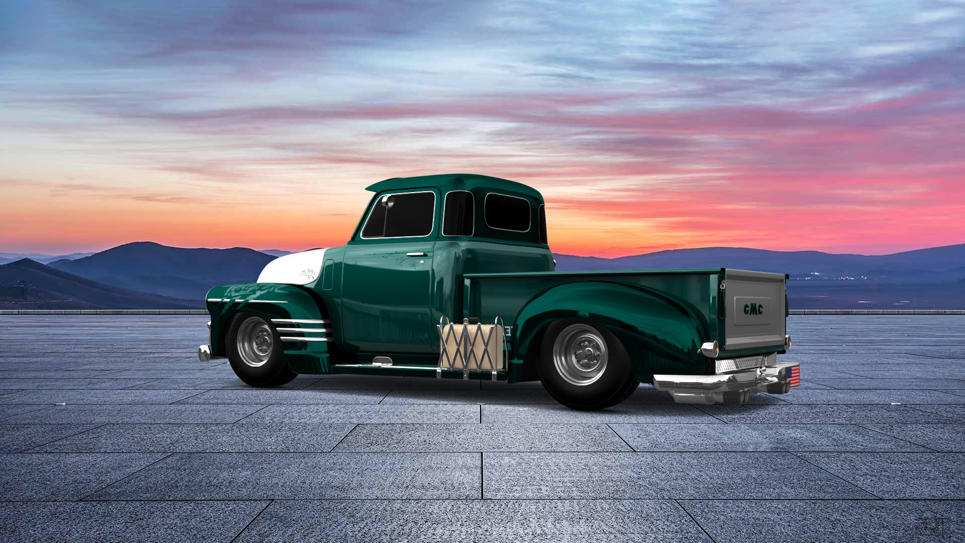 GMC 100 Stepside 2 Door pickup truck 1954 Images