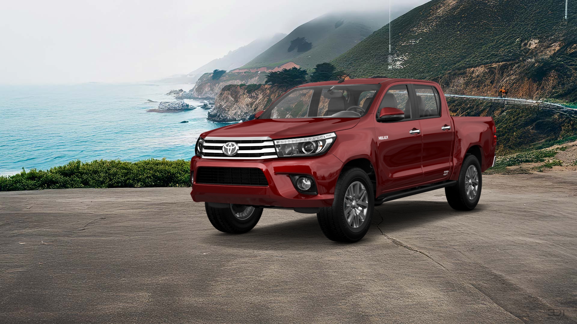 Toyota Hilux Double Cab 4 Door pickup truck 2015 tuning