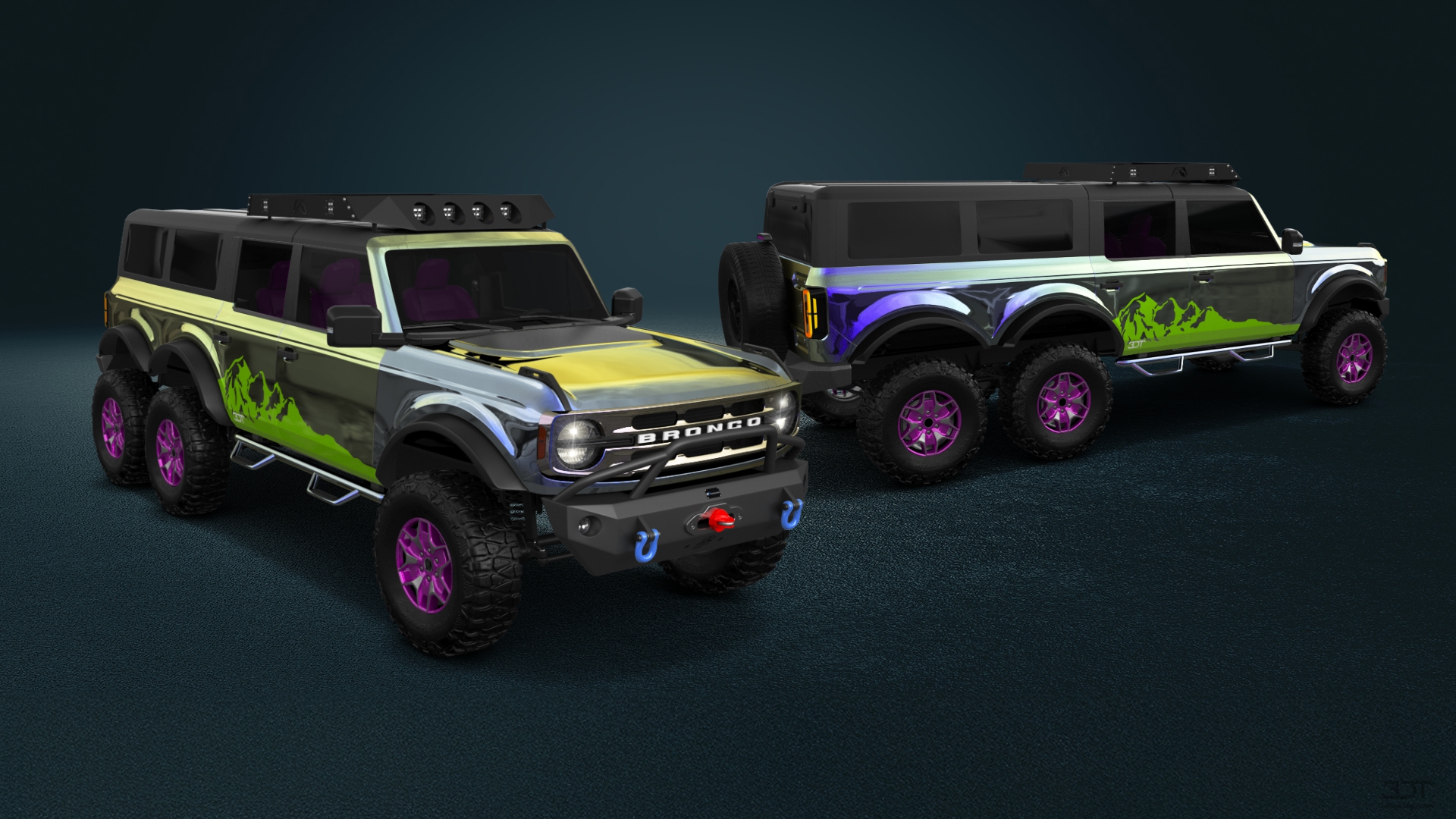 Ford Bronco 6X6 4 Door pickup truck 2021 tuning