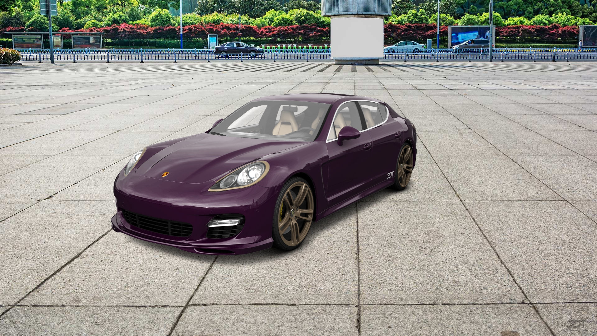 Porsche Panamera 4 door fastback saloon 2011