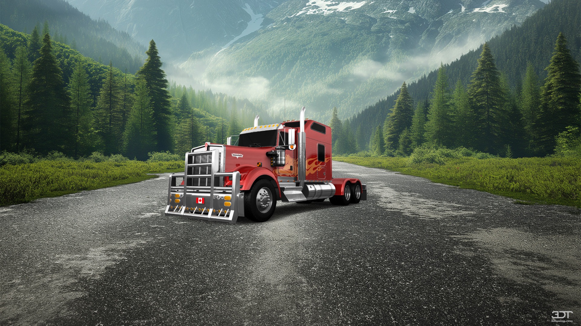Kenworth W900 Sleeper Cab Truck 2015