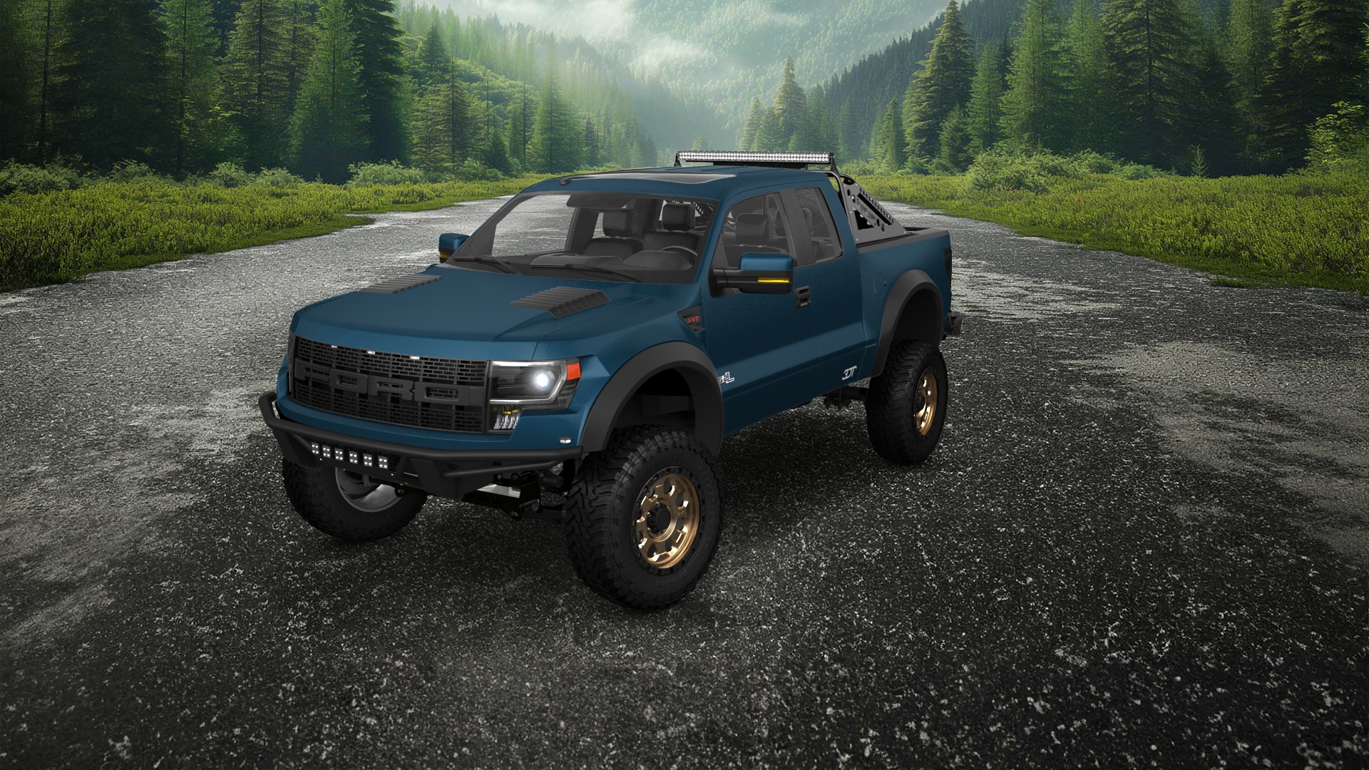 Ford F-150 SVT Raptor 2 Door pickup truck 2010 tuning