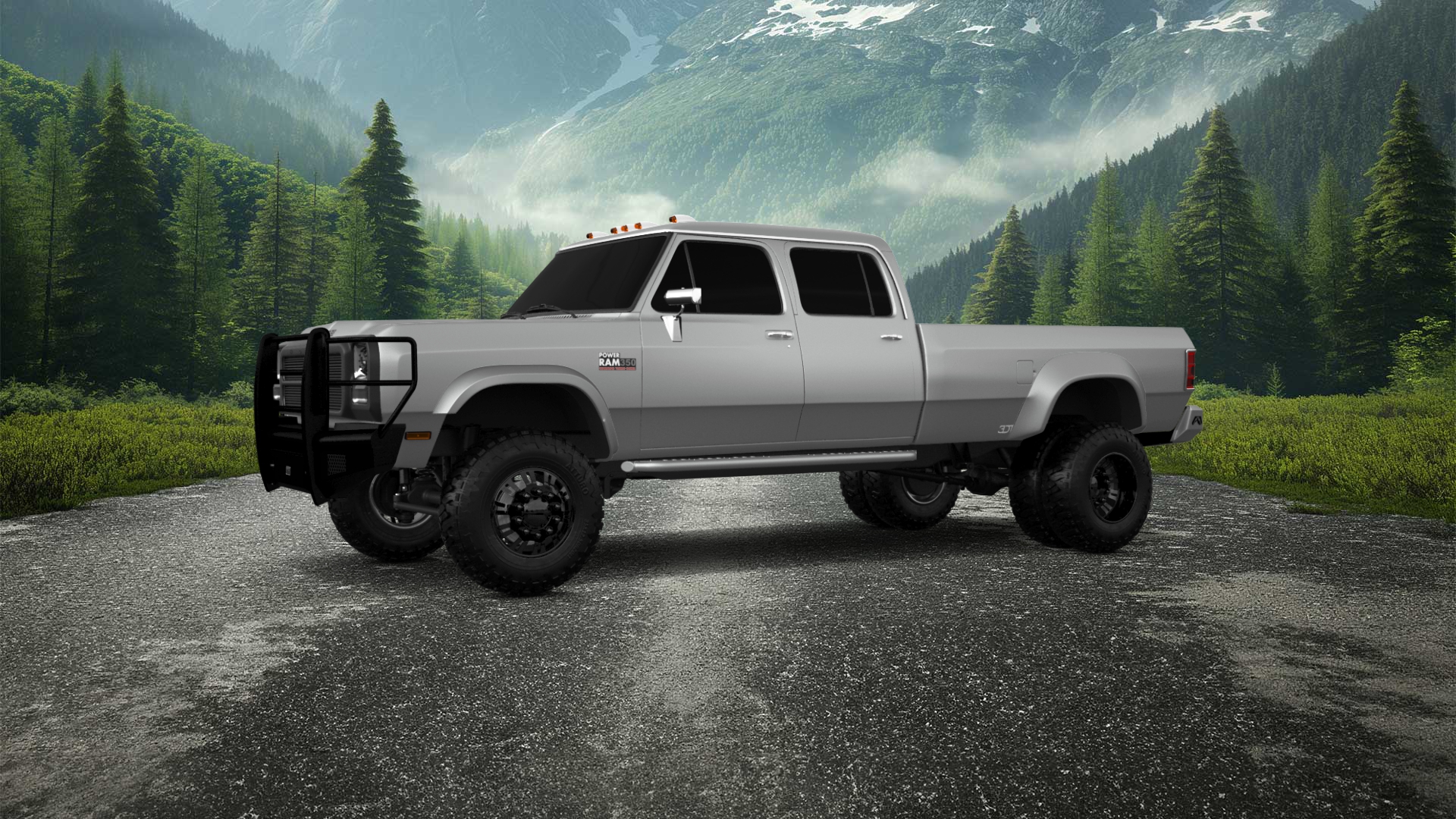 Dodge Ram 350 4 Door pickup truck 1991