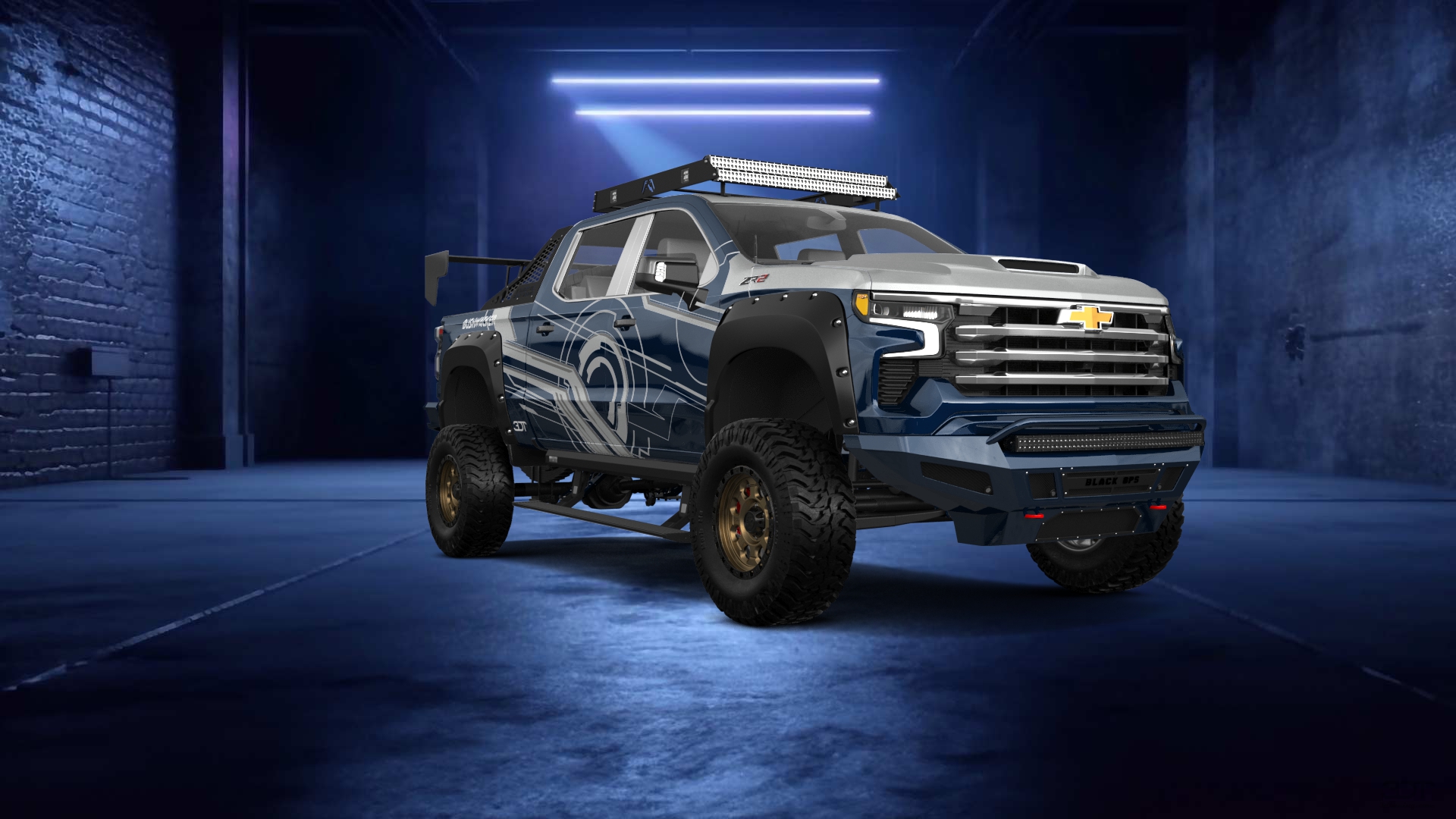 Chevrolet Silverado 1500 Crew Cab 5.8 ft box 4 Door pickup truck 2023 tuning