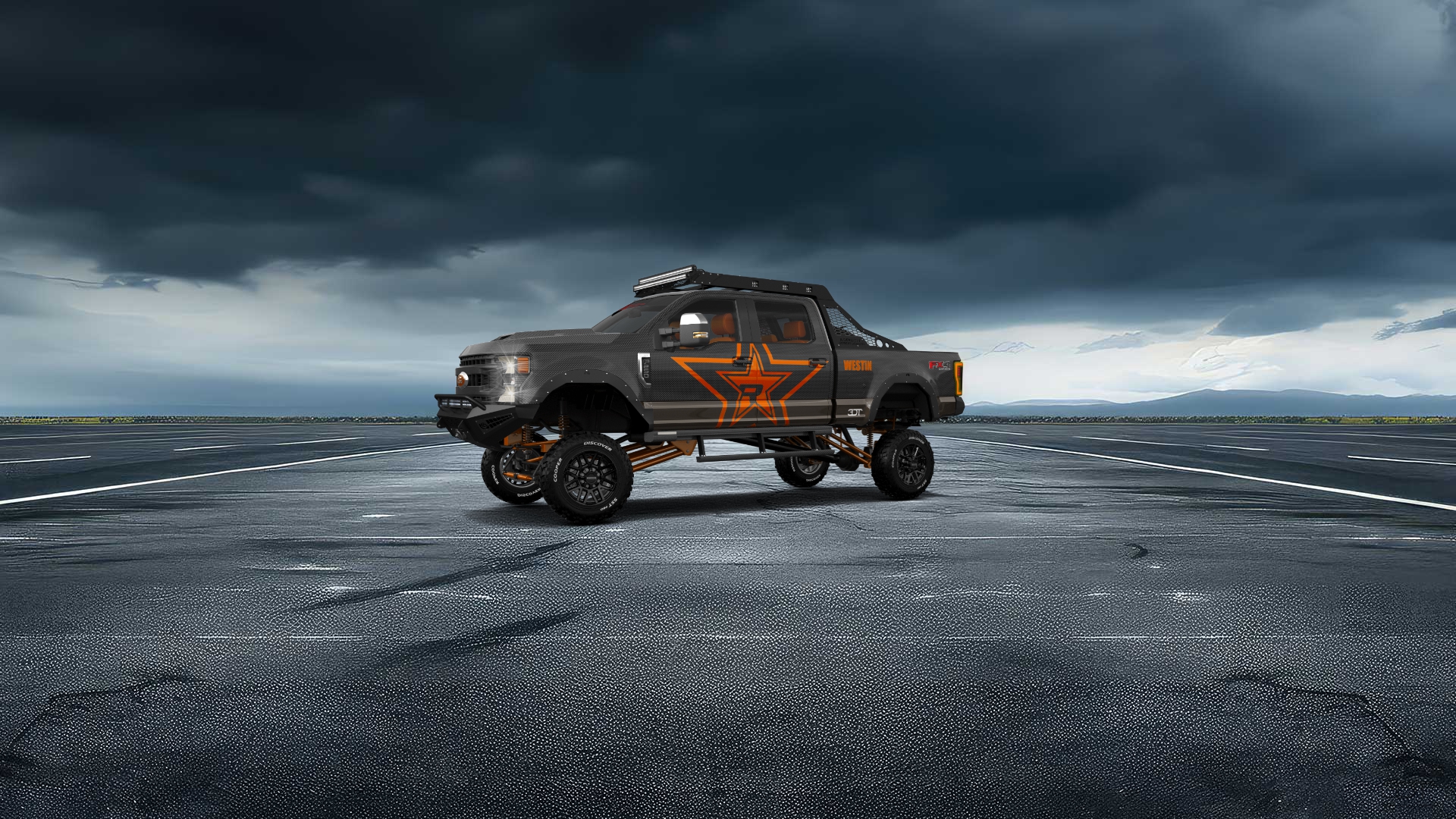 Ford F-250 4 Door pickup truck 2021 tuning