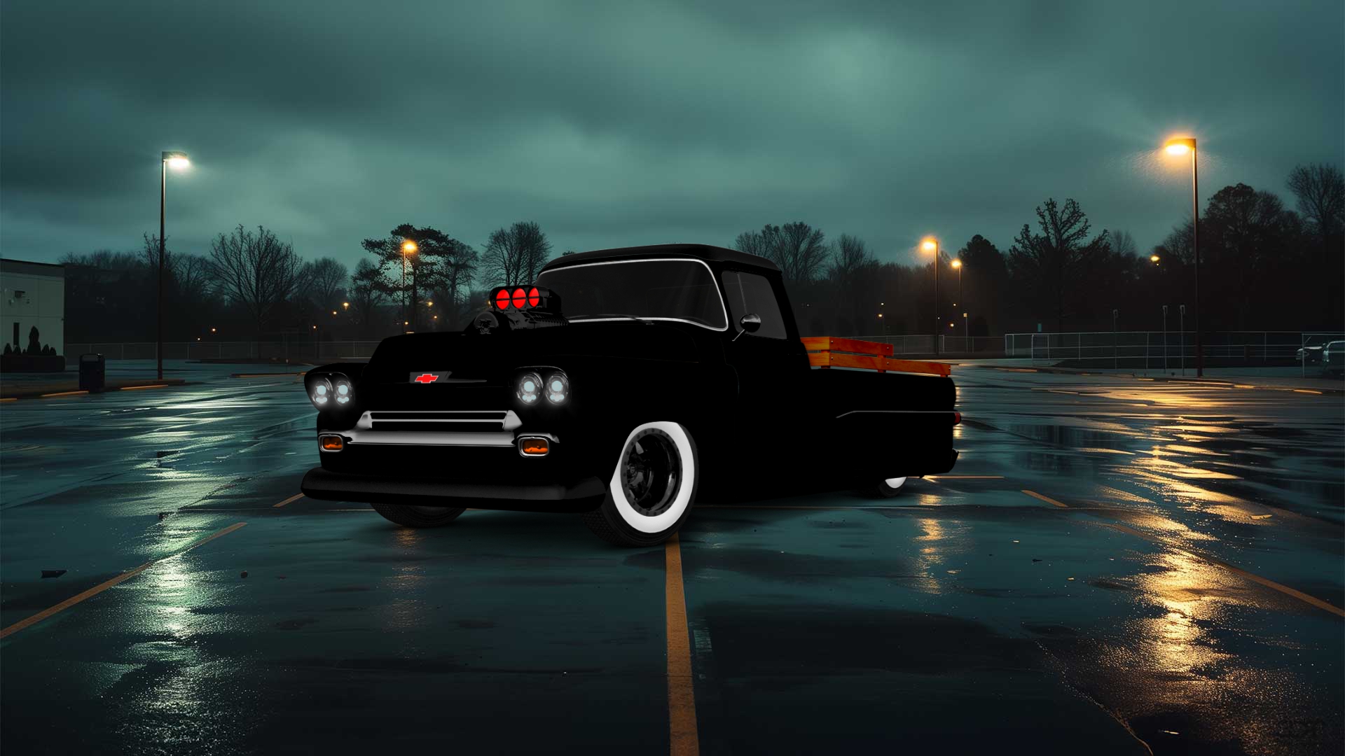 Chevrolet Apache 2 Door pickup truck 1958 tuning