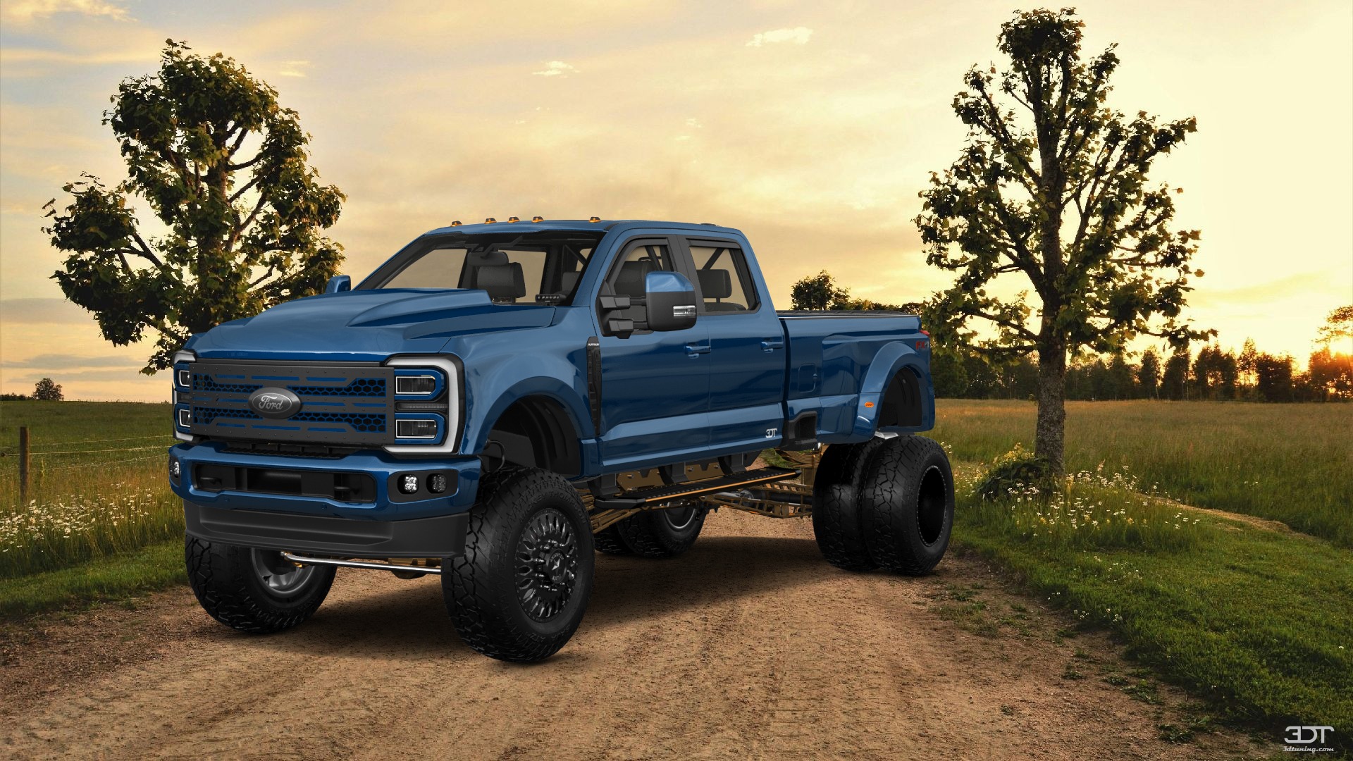 Ford F-350 DRW Crew Cab 4 Door pickup truck 2023 tuning