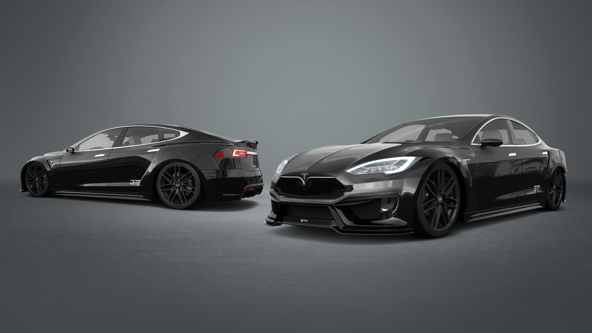 Tesla Model S 5 Door Liftback 2013 tuning