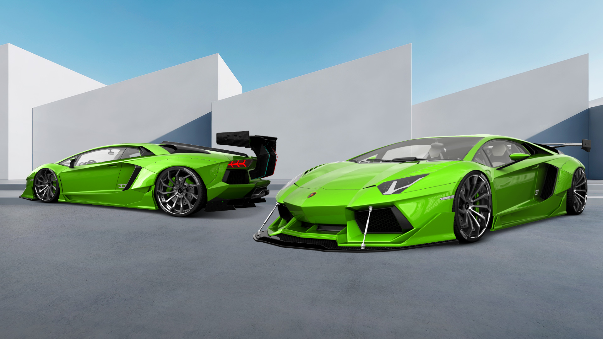 Lamborghini Aventador 2 Door Coupe 2012 tuning