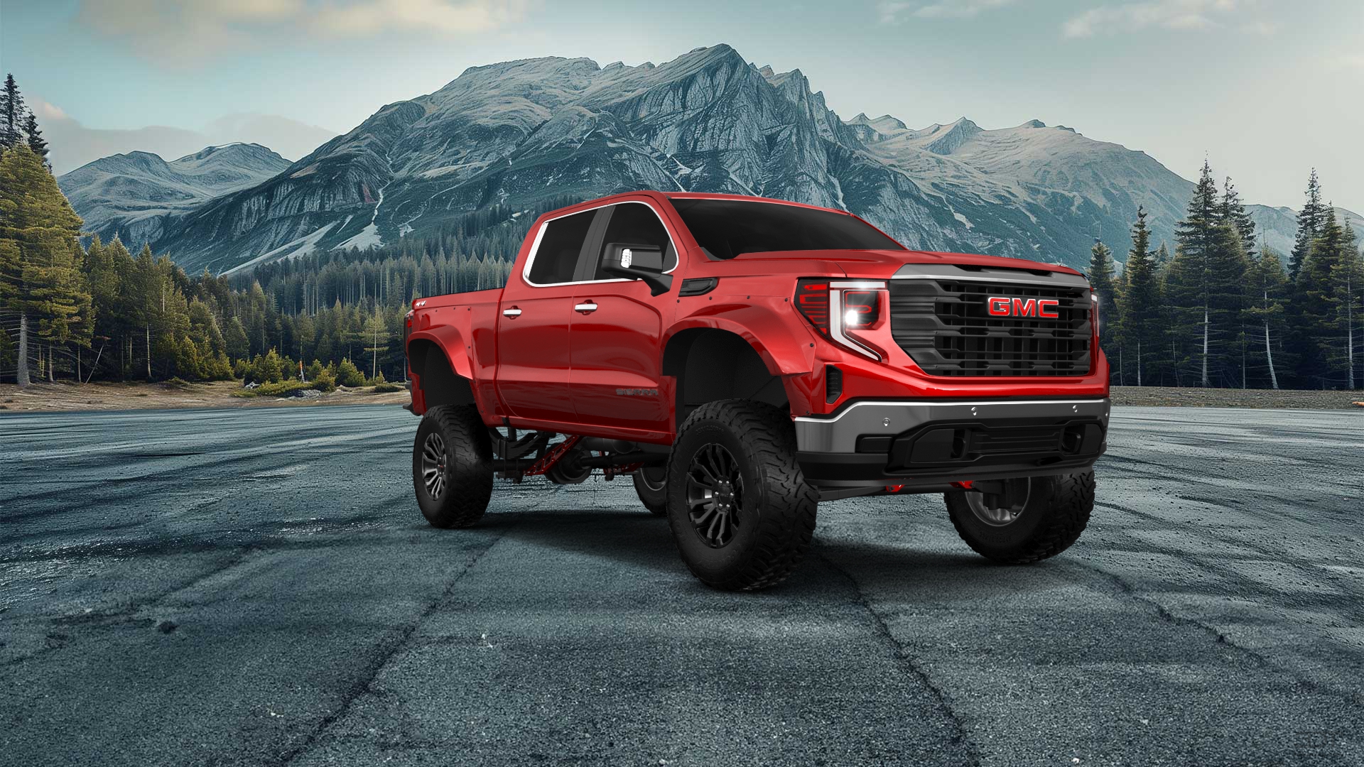 GMC Sierra 1500 Crew Cab 5.8 ft box 4 Door pickup truck 2023
