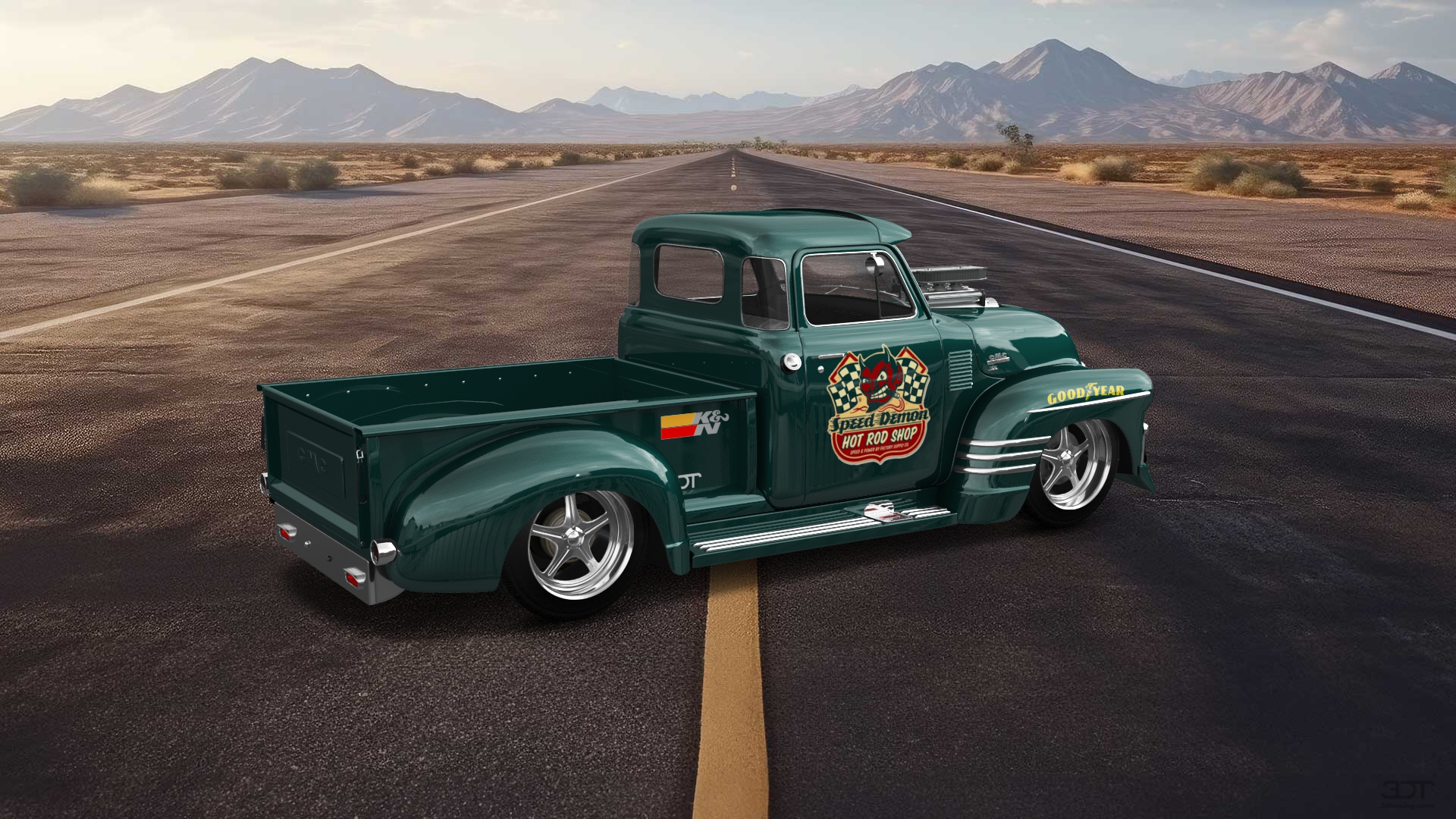 GMC 100 Stepside 2 Door pickup truck 1954