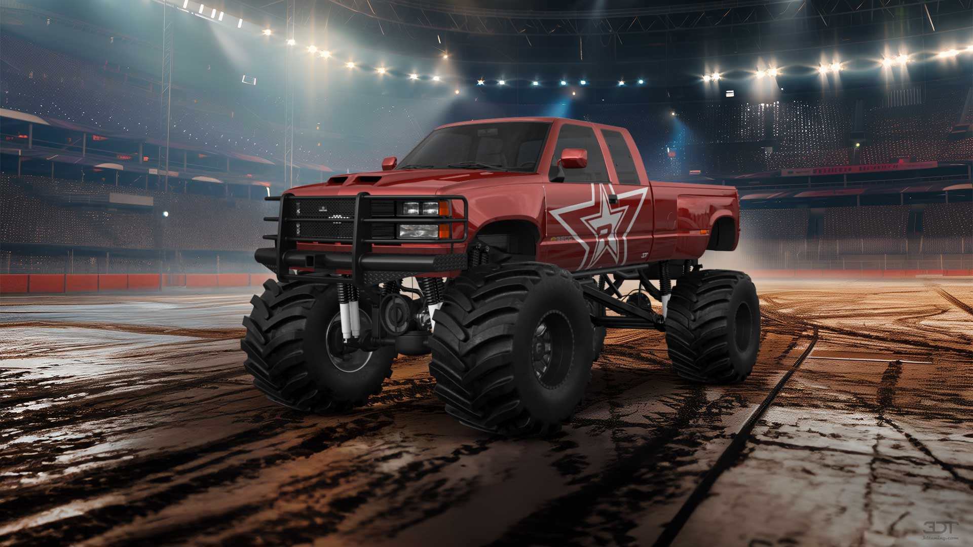 Chevrolet K3500 Extended Cab Pickup Truck 1988