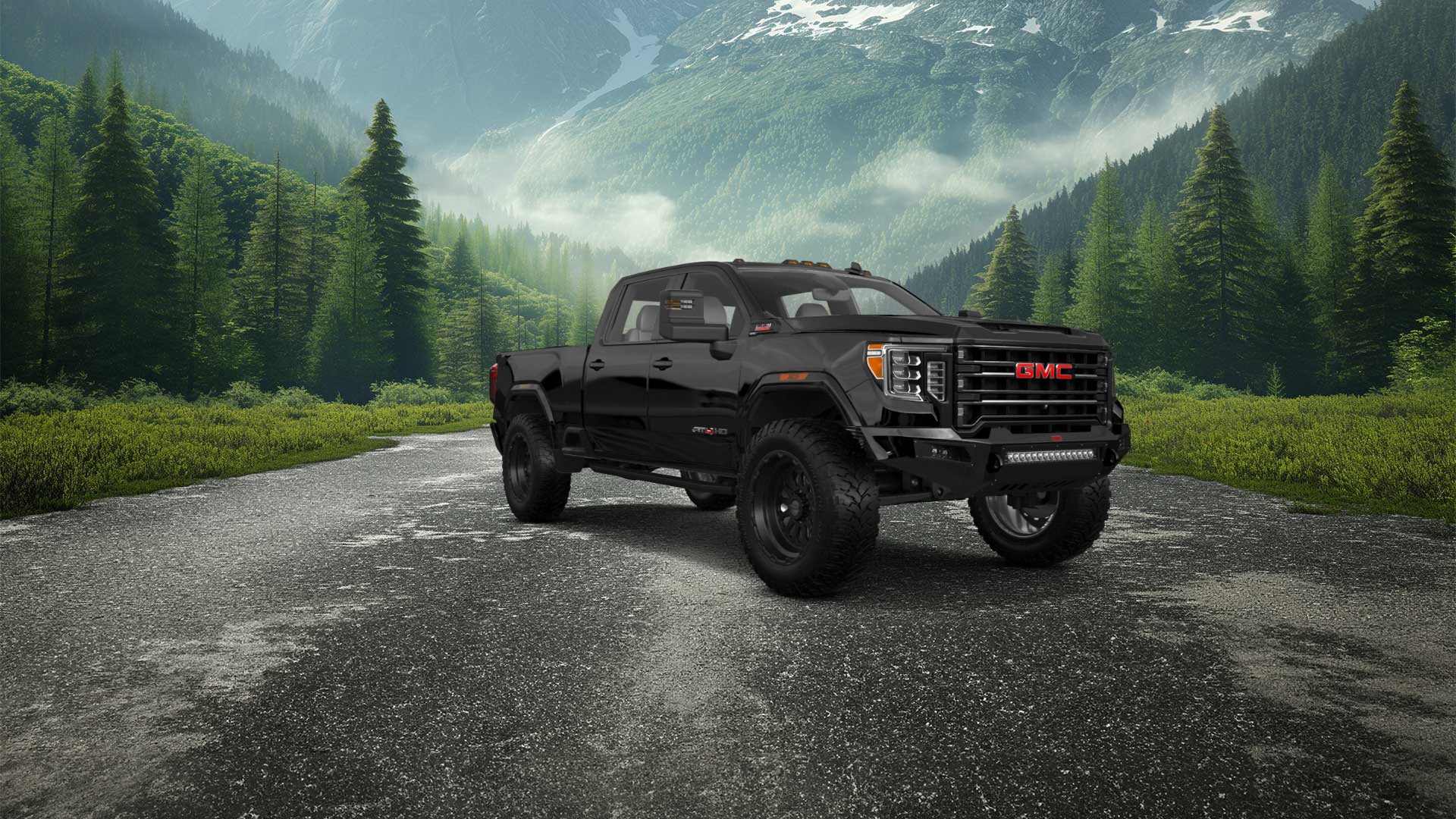 GMC Sierra 2500 HD 4 Door pickup truck 2020 tuning