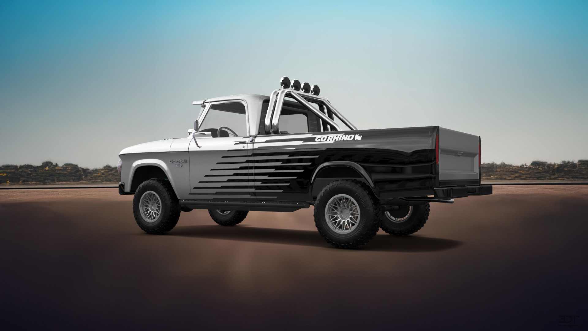 Dodge Power Wagon W200 2 Door pickup truck 1966 tuning