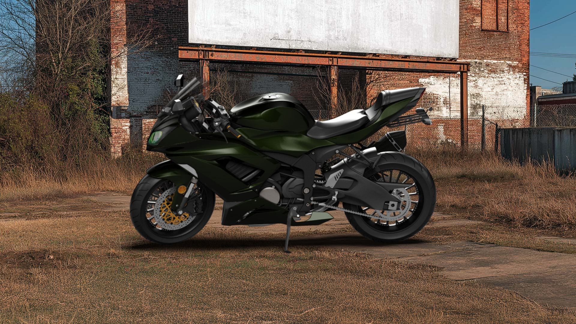 Kawasaki Ninja ZX 6R Sport Bike 2015