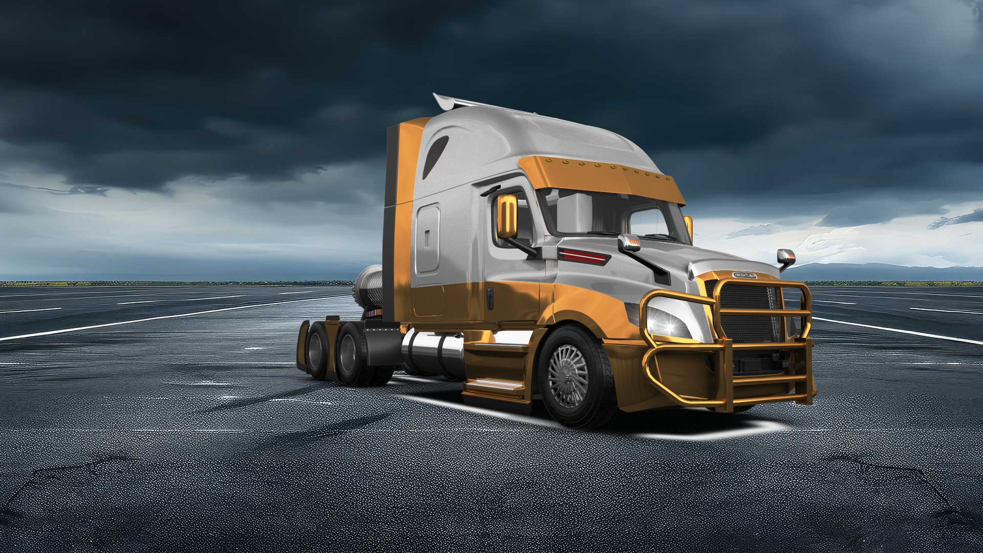 Freightliner Cascadia Sleeper Cab Truck 2018 tuning