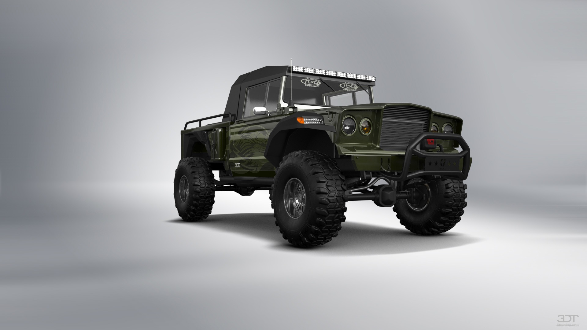Jeep Kaiser M715 2 Door pickup truck 1968 tuning