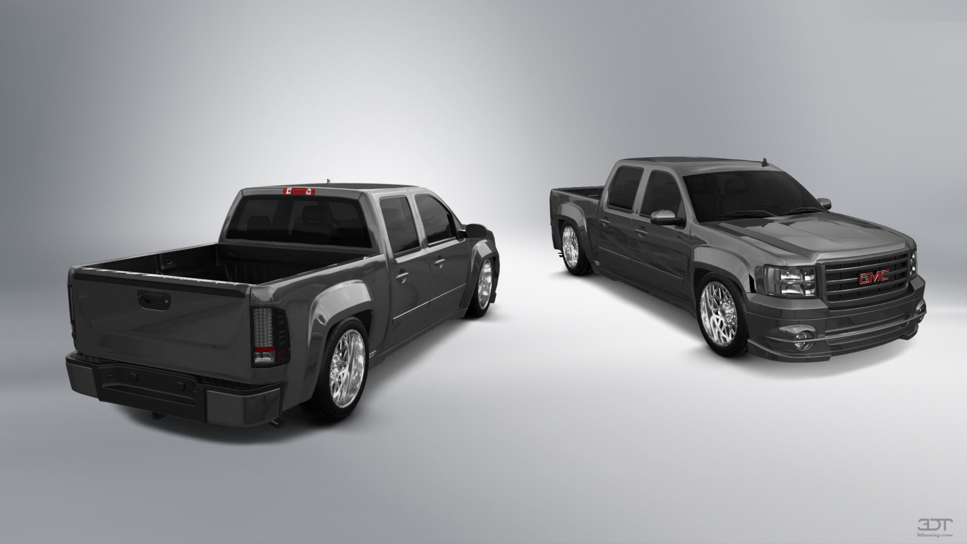 GMC Sierra 1500 Crew Cab 5.8 ft box 4 Door pickup truck 2007 tuning