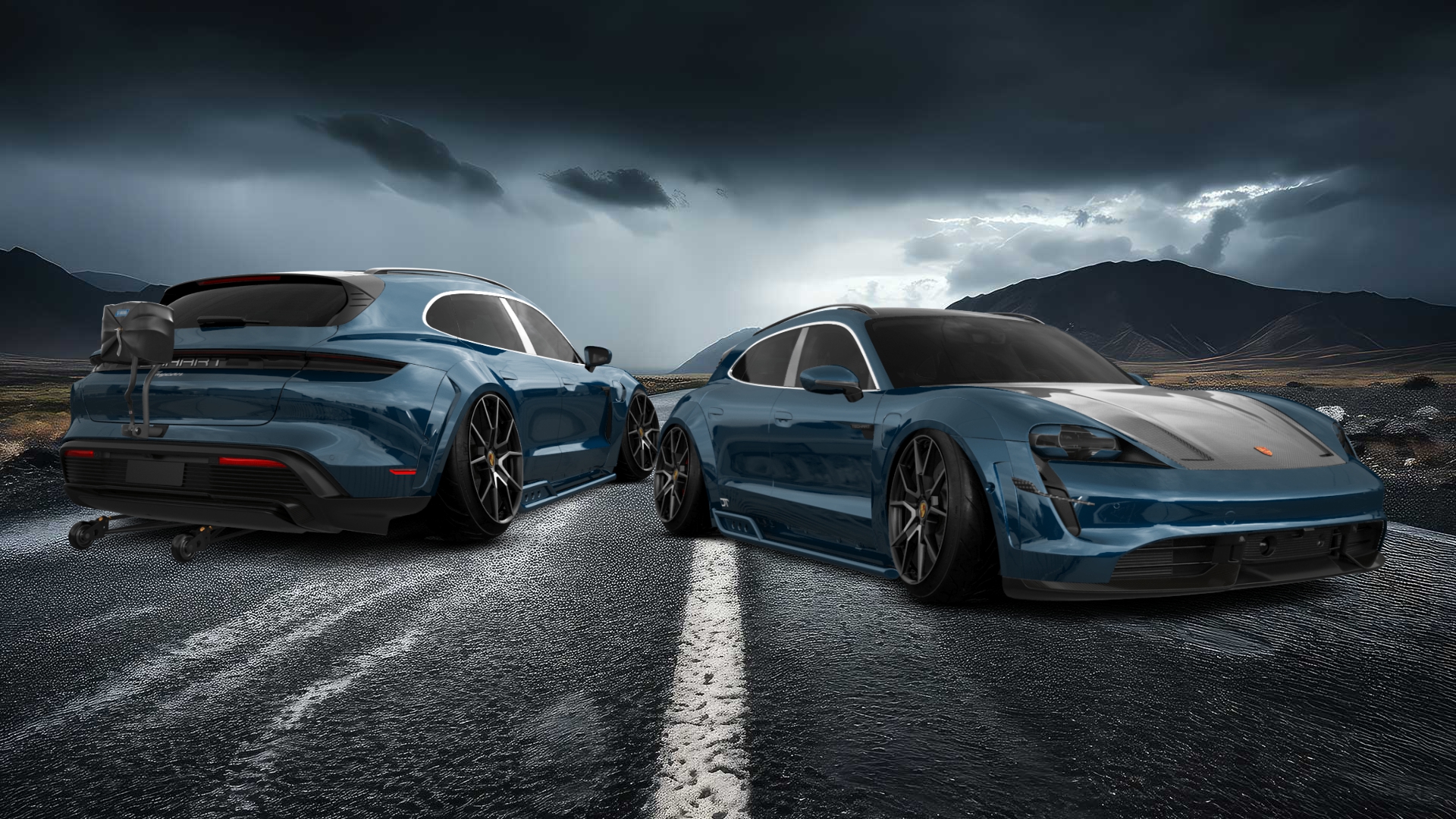 Porsche Taycan Sport Turismo Shooting Brake 2019 tuning