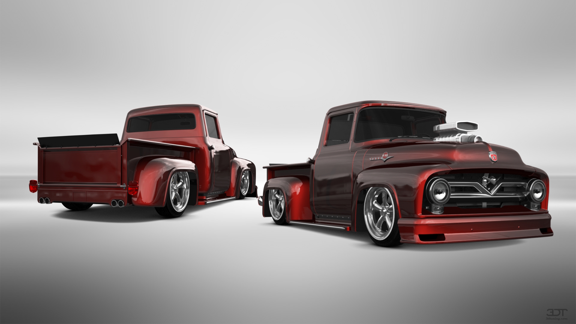 Ford F-100 2 Door truck 1956 tuning
