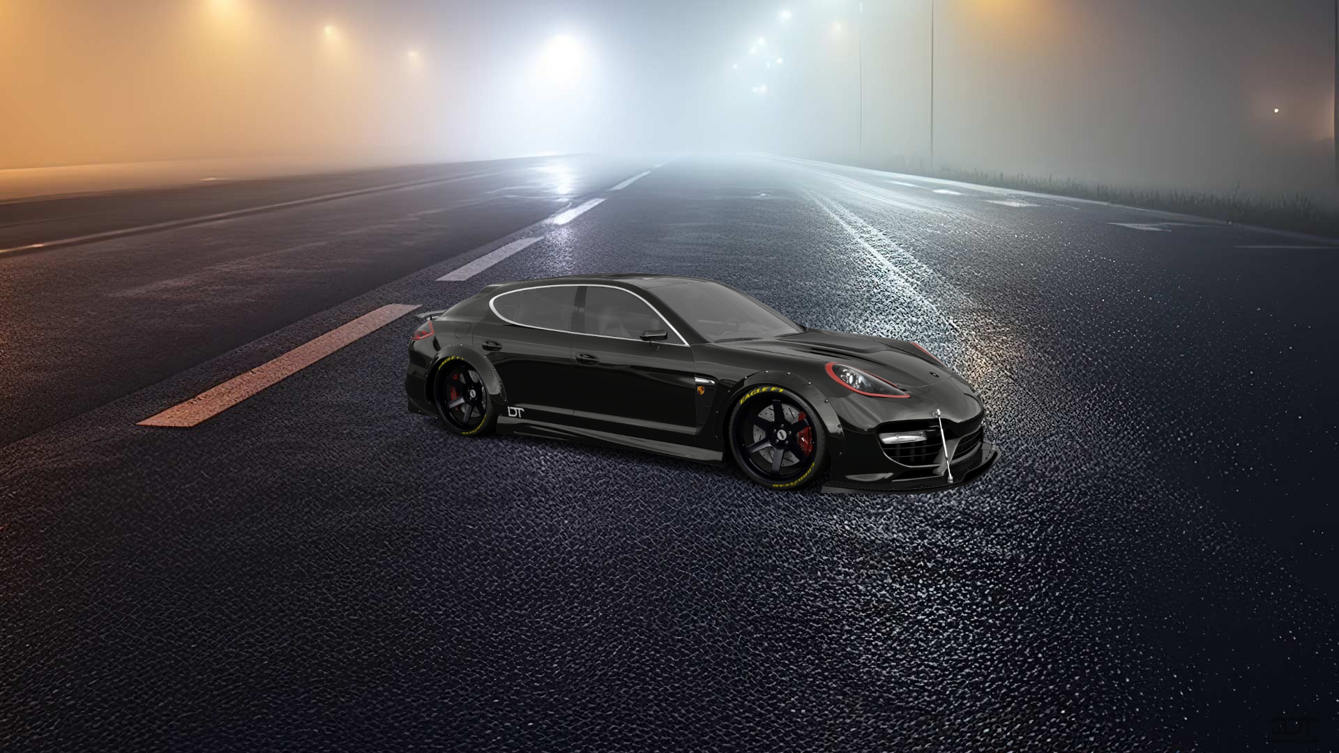 Porsche Panamera 4 door fastback saloon 2011