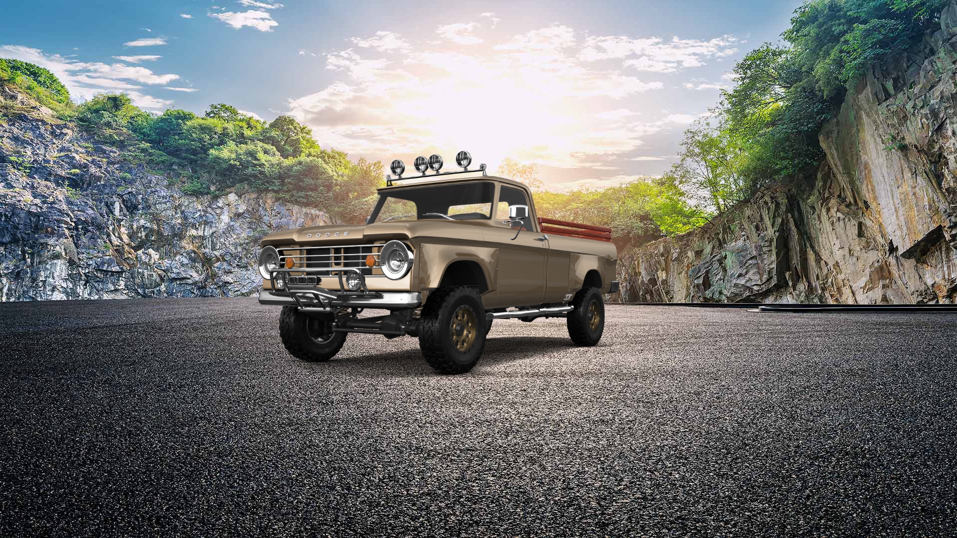 Dodge Power Wagon W200 2 Door pickup truck 1966