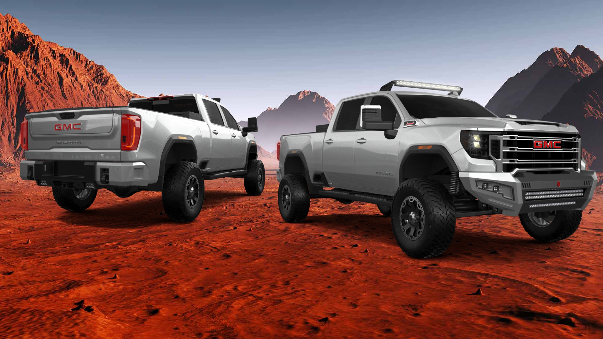 GMC Sierra 2500 HD 4 Door pickup truck 2020 tuning