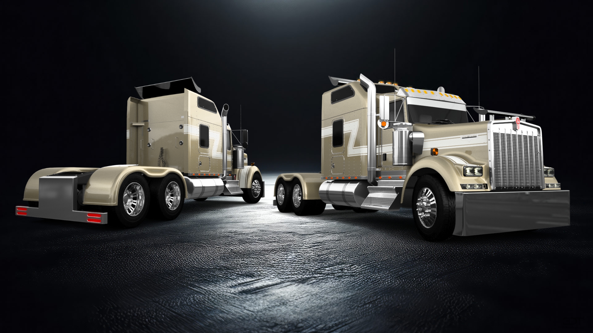 Kenworth W900 Sleeper Cab Truck 2015