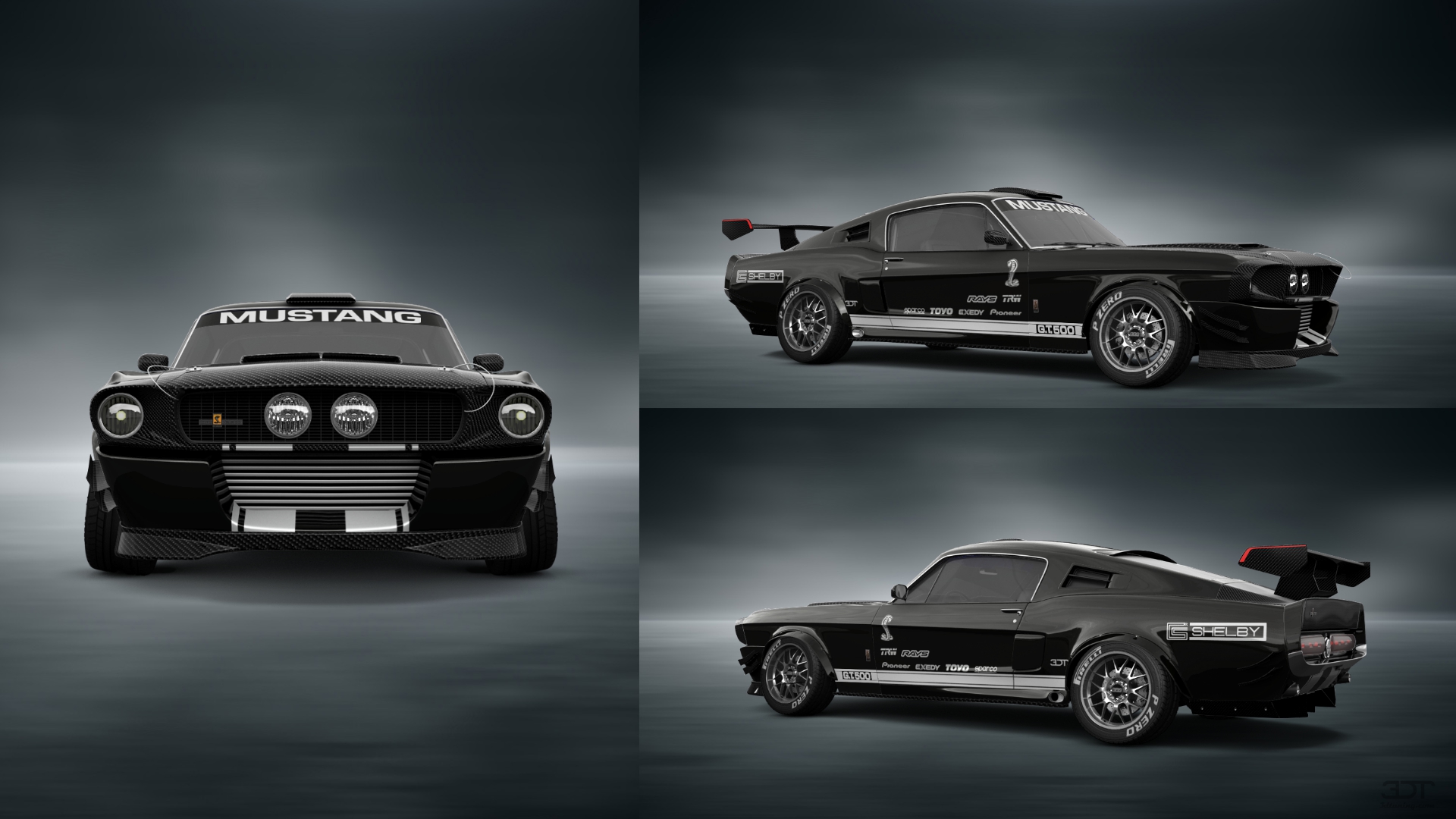 Mustang GT500 2 Door Coupe 1968