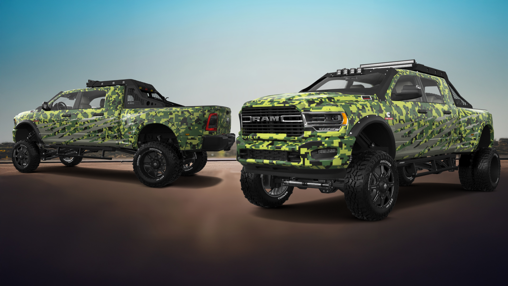 Dodge Ram 3500 4 Door pickup truck 2020