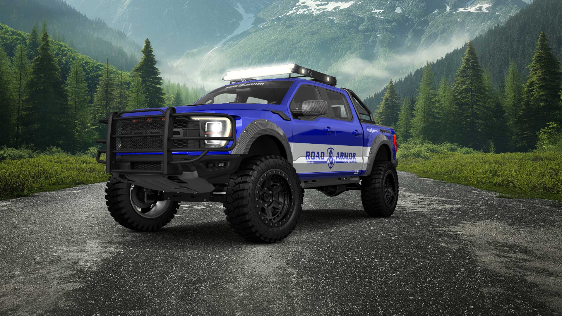 Ford F-150 Raptor 4 Door pickup truck 2021