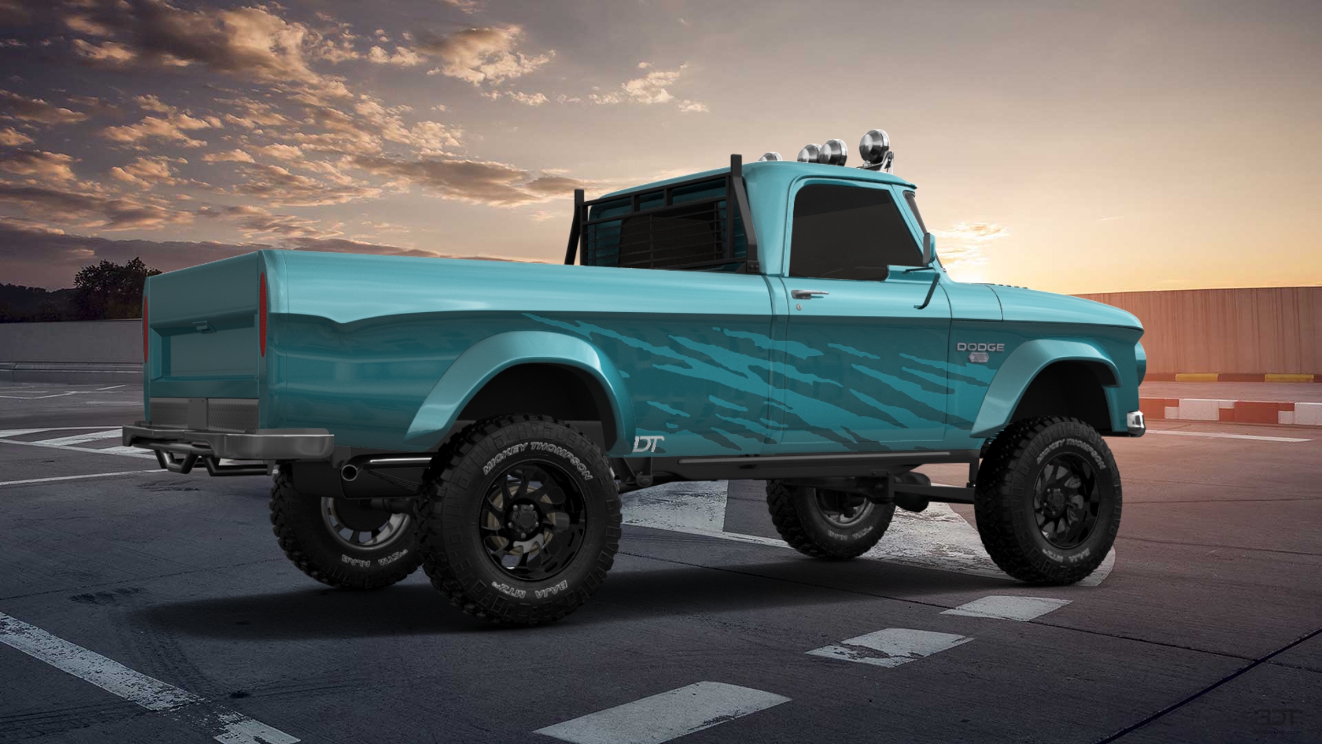 Dodge Power Wagon W200 2 Door pickup truck 1966
