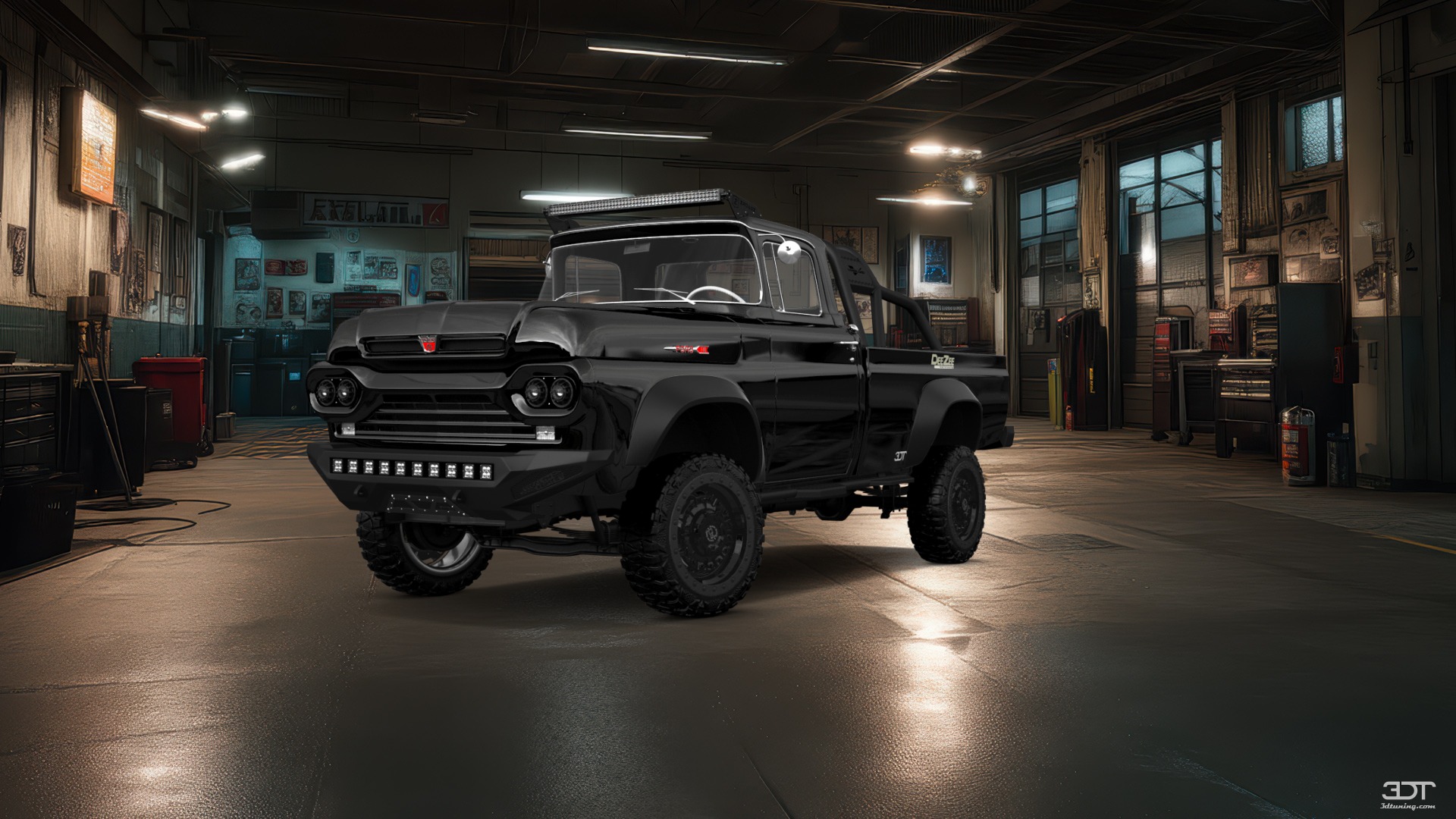 Ford F-100 2 Door pickup truck 1960 tuning