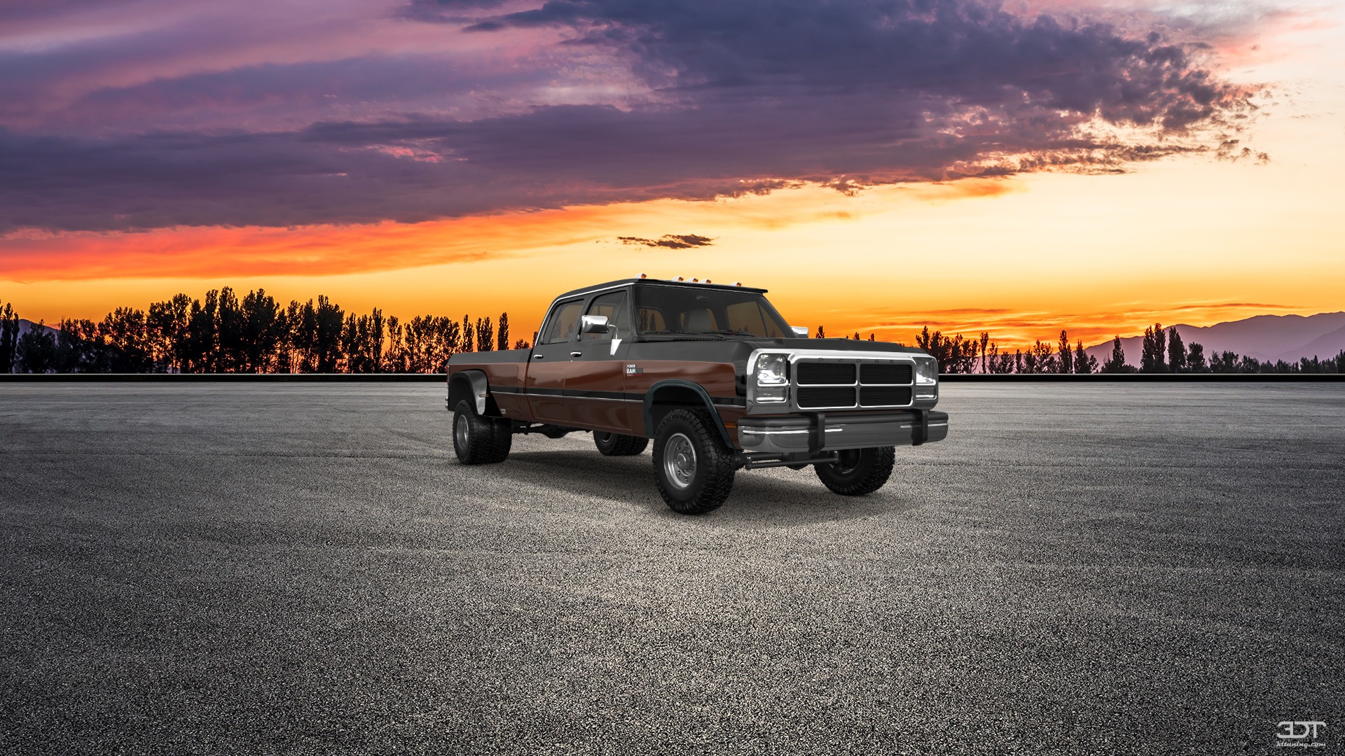 Dodge Ram 350 4 Door pickup truck 1991