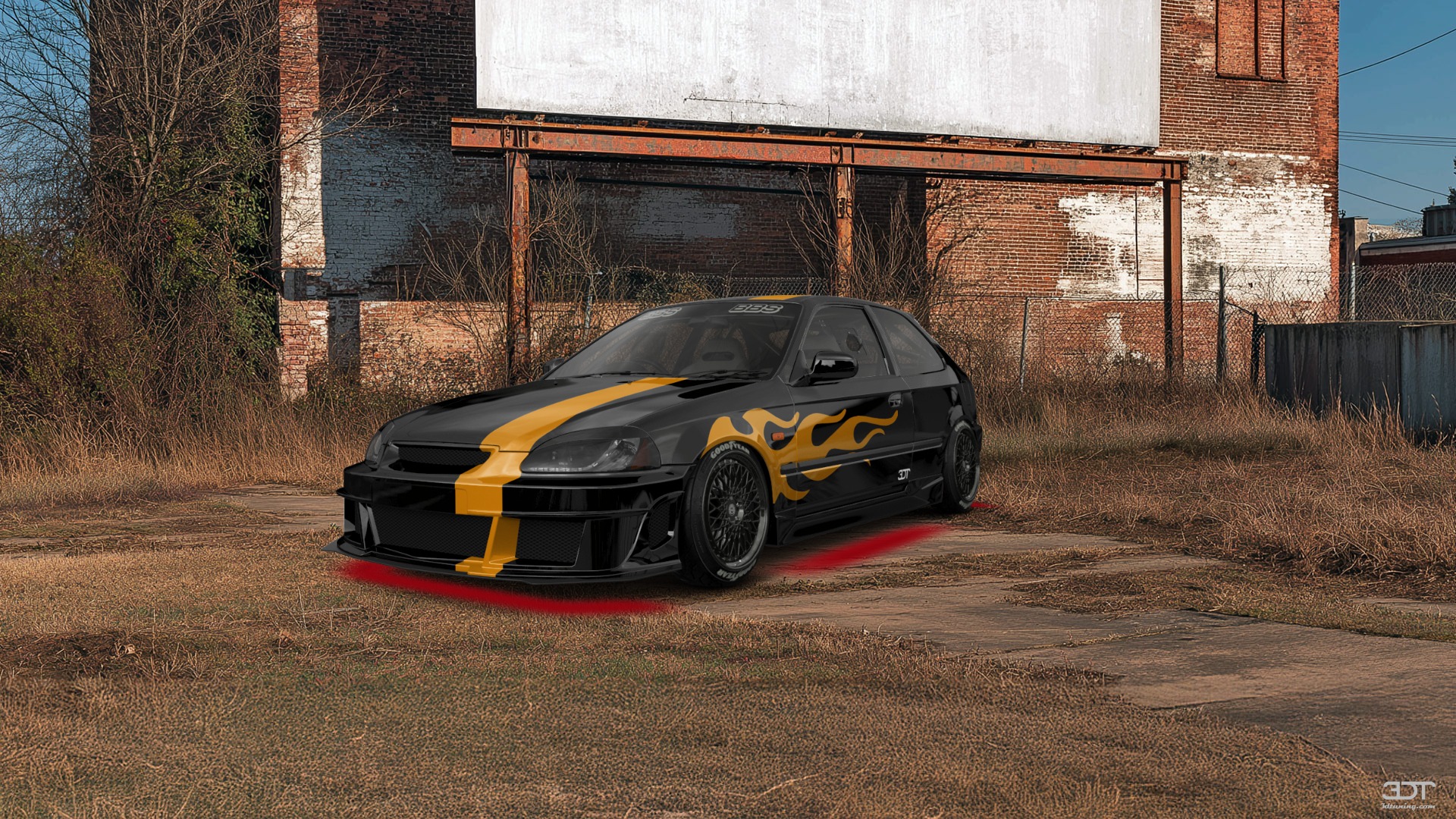 Honda Civic 3 Door Hatchback 1997 tuning