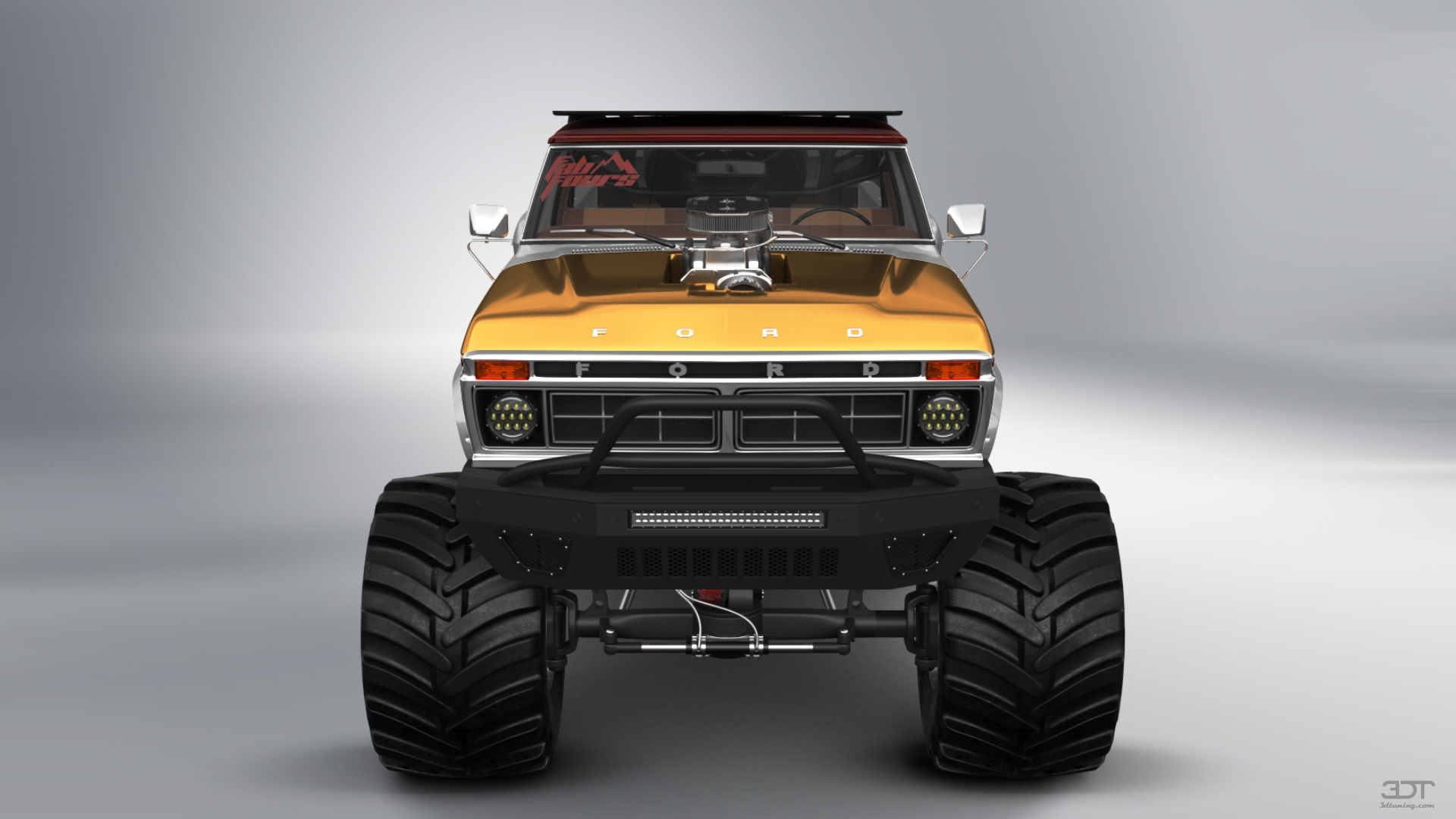 Ford F-350 Dually 2 Door pickup truck 1974 tuning