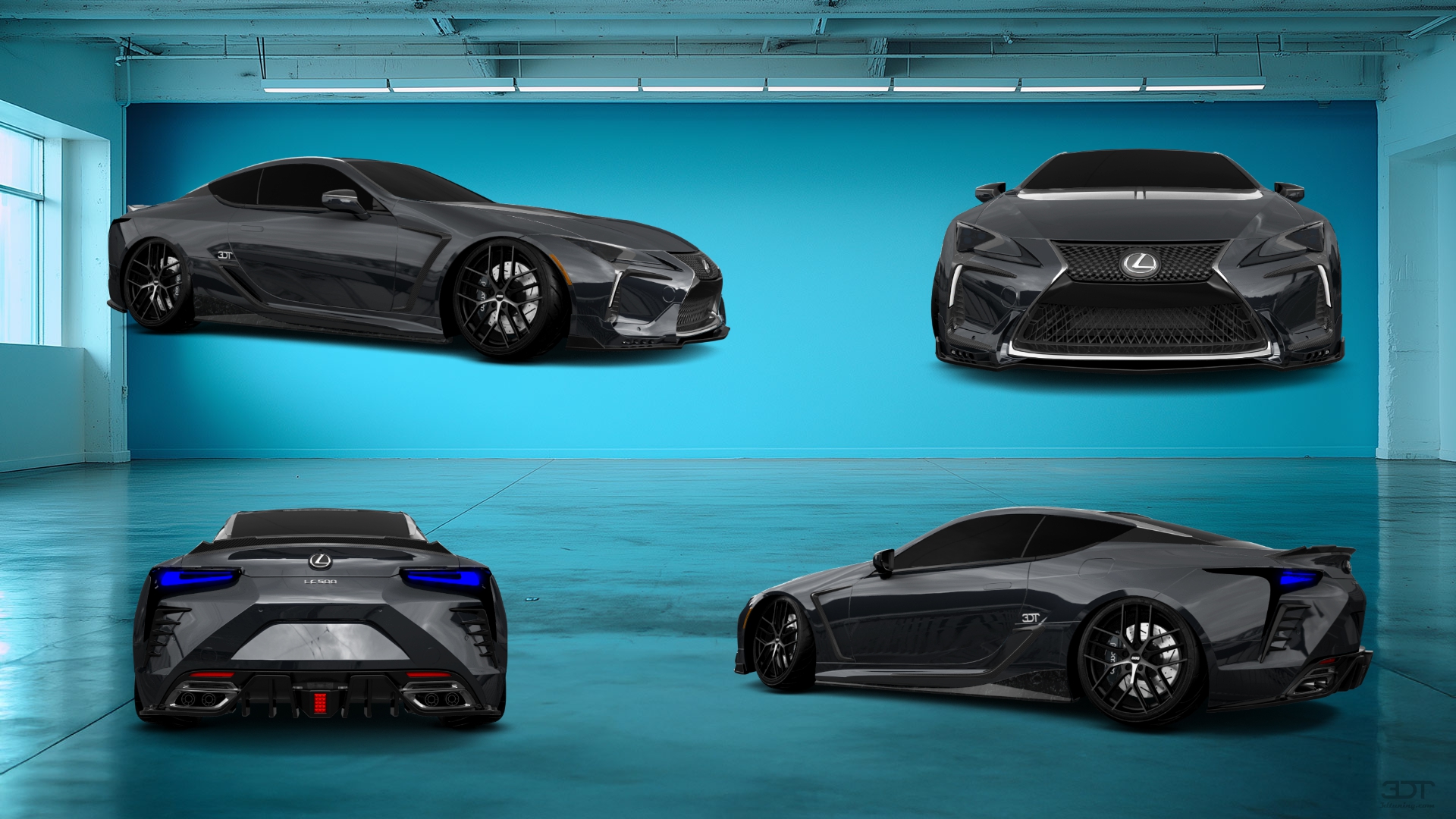 Lexus LC500 2 door fastback coupe 2017 tuning