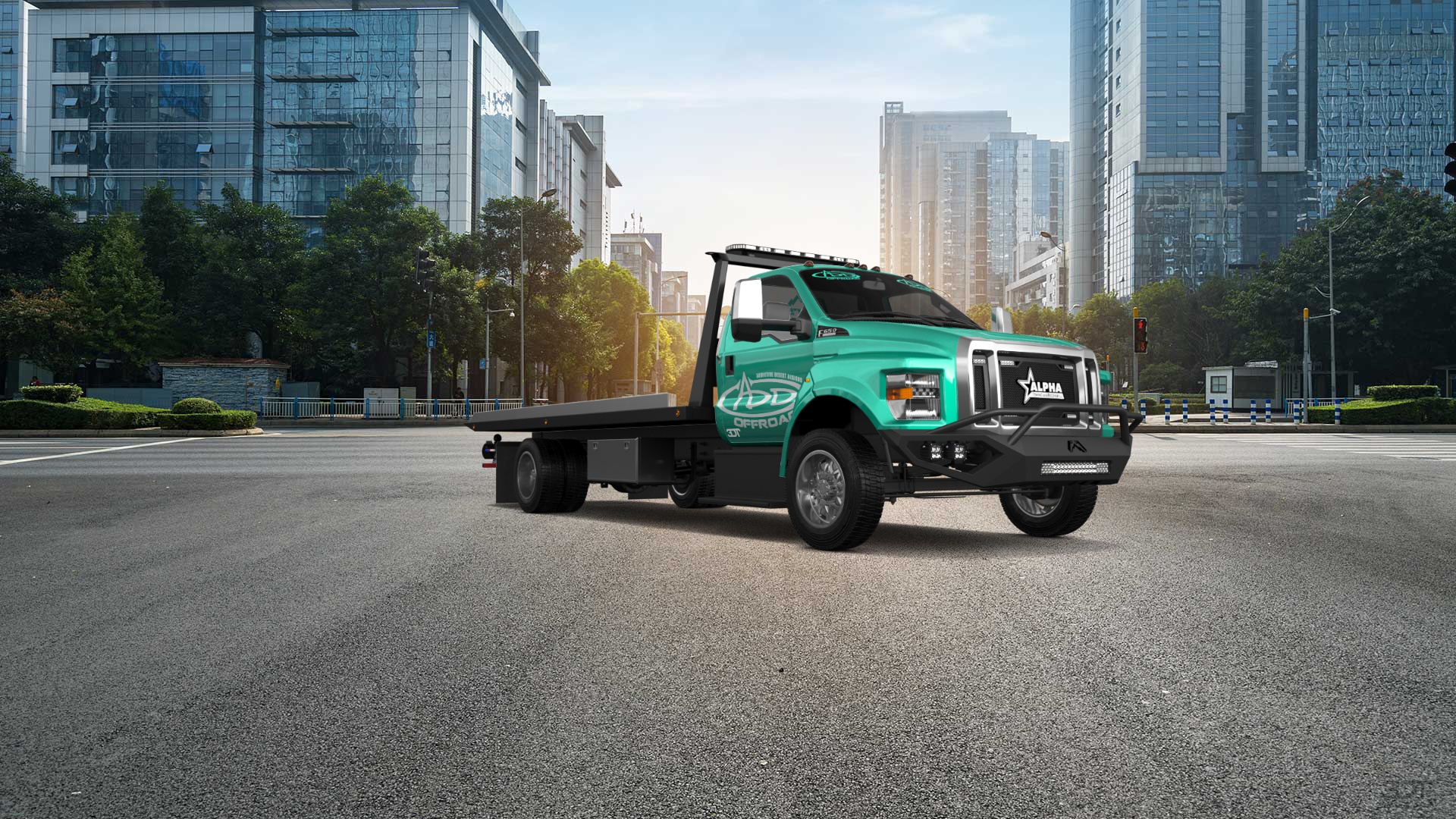 Ford F-650 Tow Truck Pickup 2016 tuning