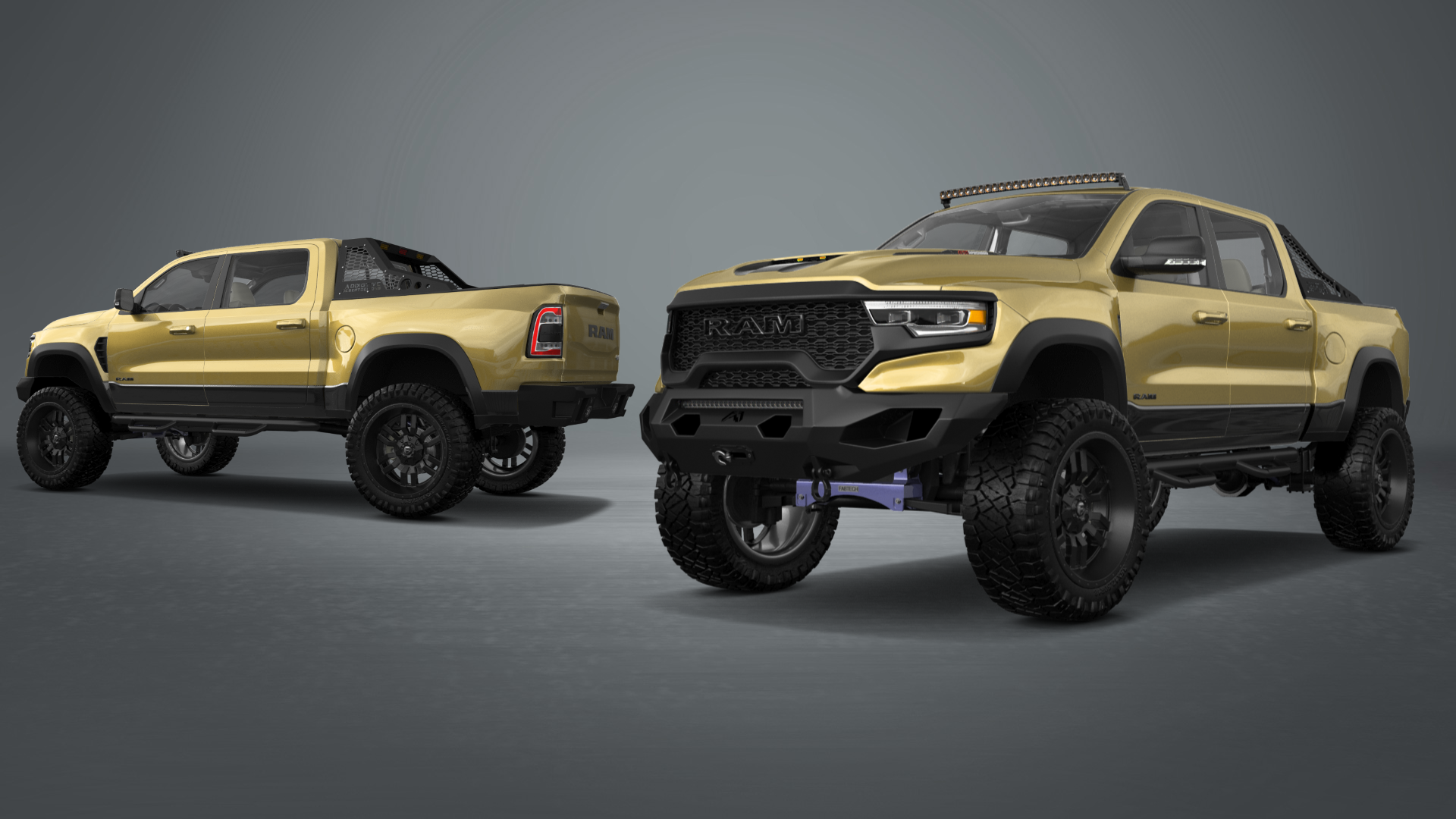 Dodge Ram 1500 TRX 4 Door pickup truck 2021 tuning