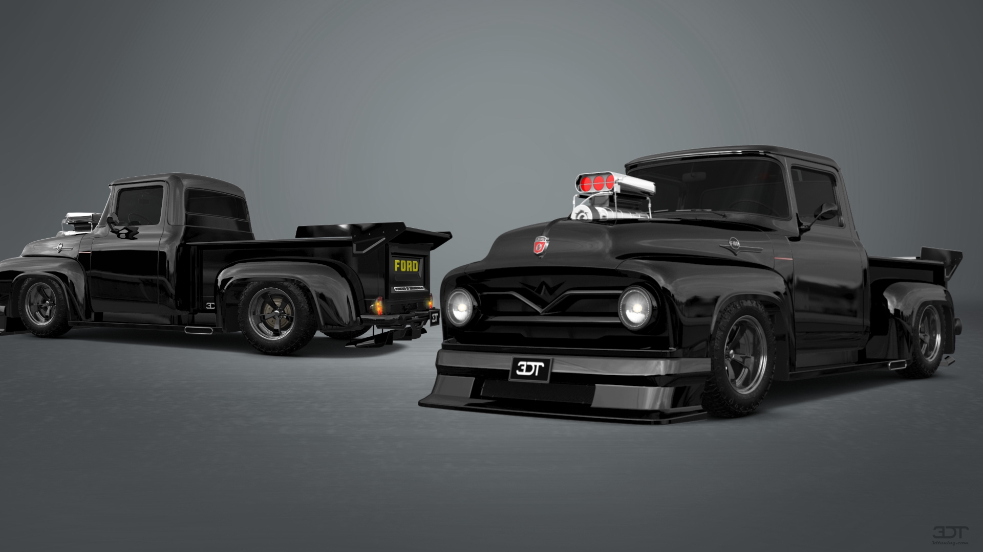 Ford F-100 2 Door truck 1956 tuning