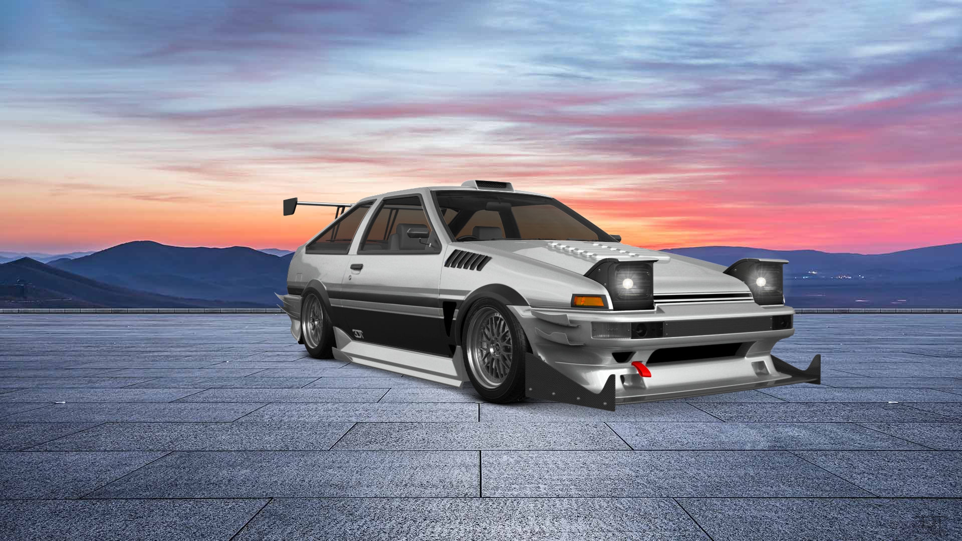 Toyota AE86 3 Door Hatchback 1985 Изображения