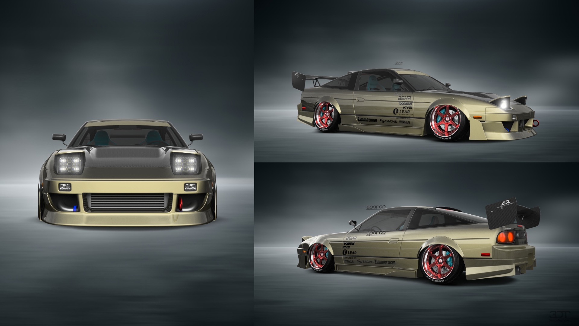 Nissan 240SX 3 Door Hatchback 1989 tuning