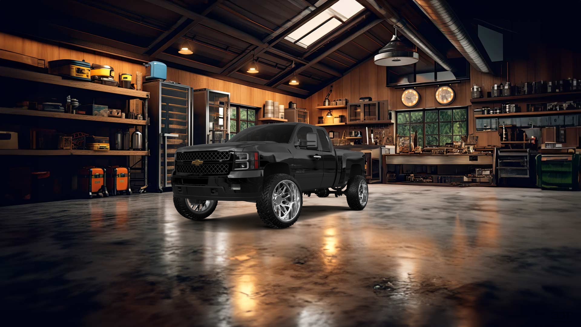 Chevrolet Silverado 2500 HD Extended Cab Pickup Truck 2007 tuning