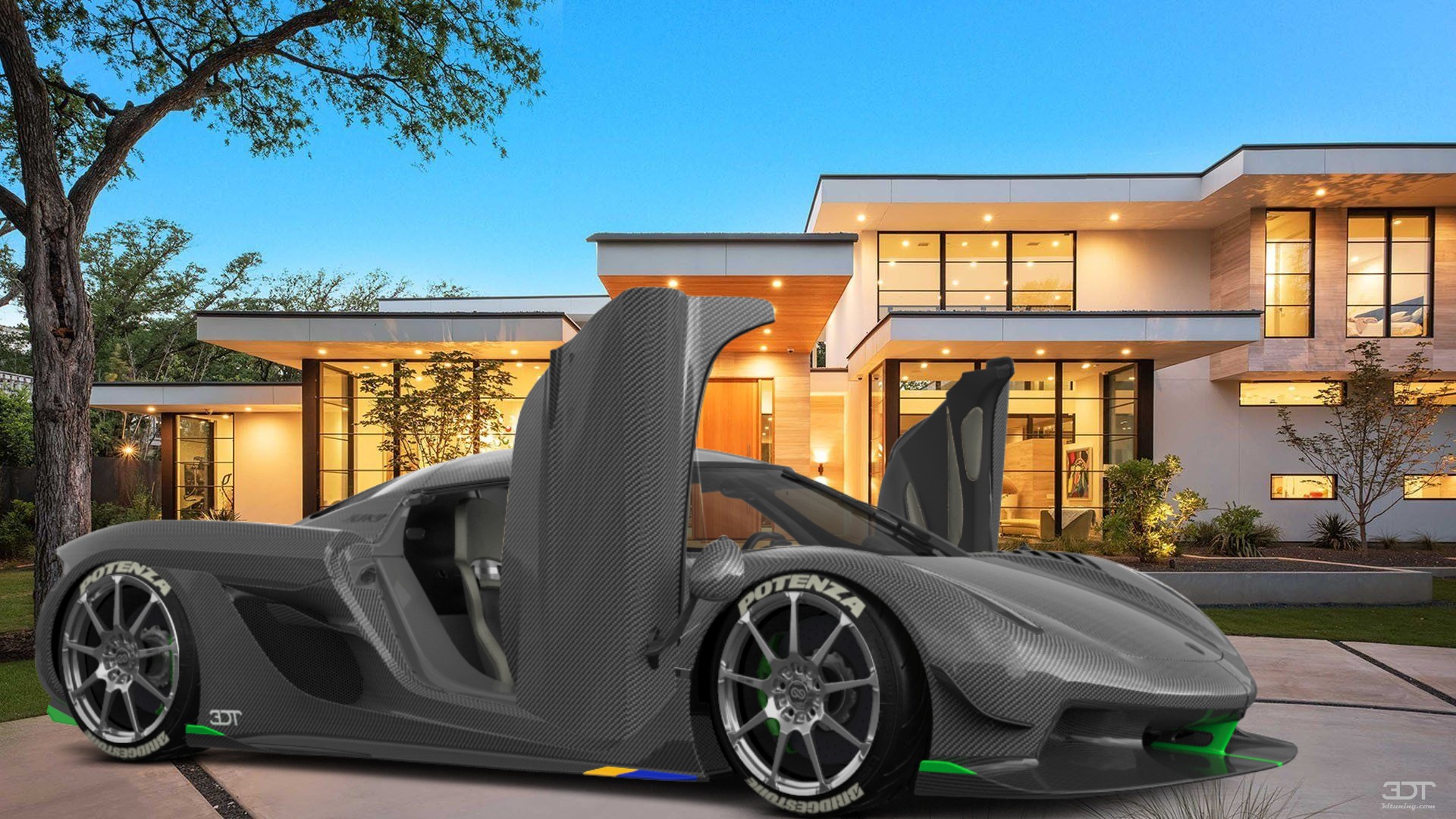 Koenigsegg Jesko 2 door targa top 2020