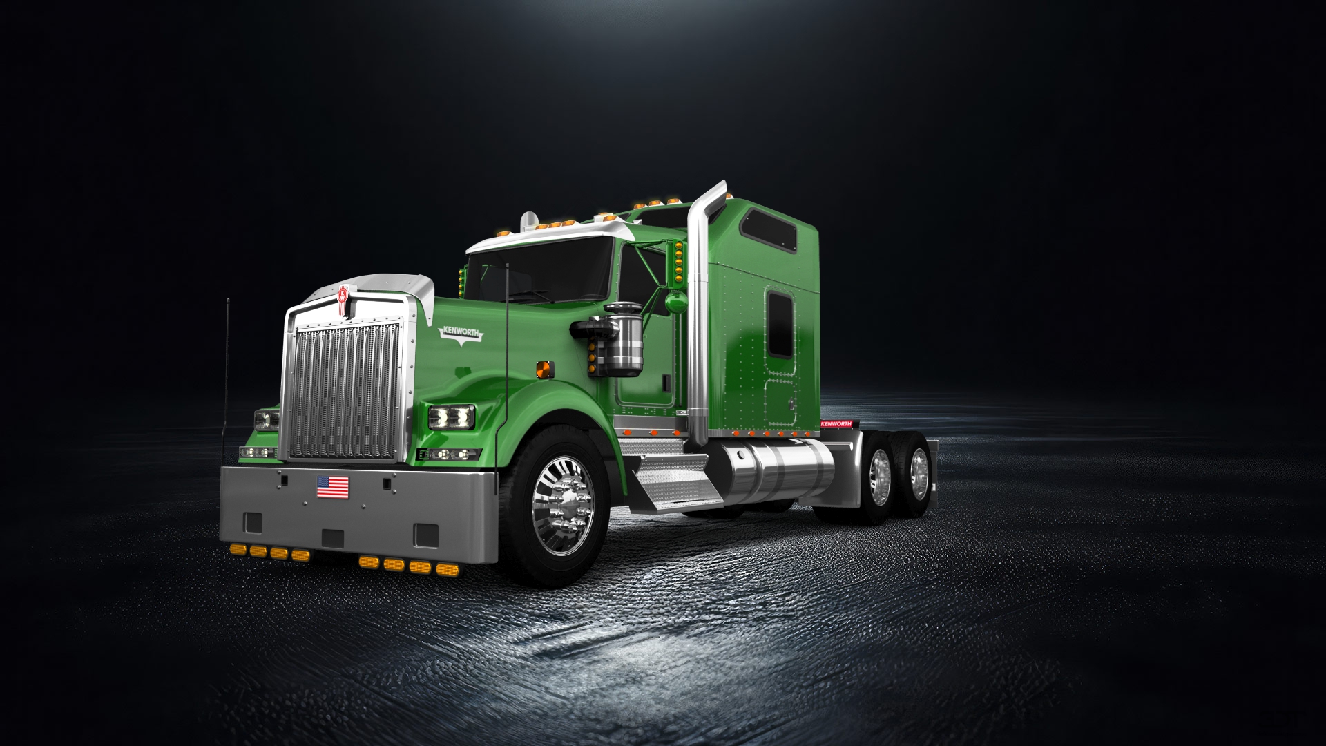 Kenworth W900 Sleeper Cab Truck 2015