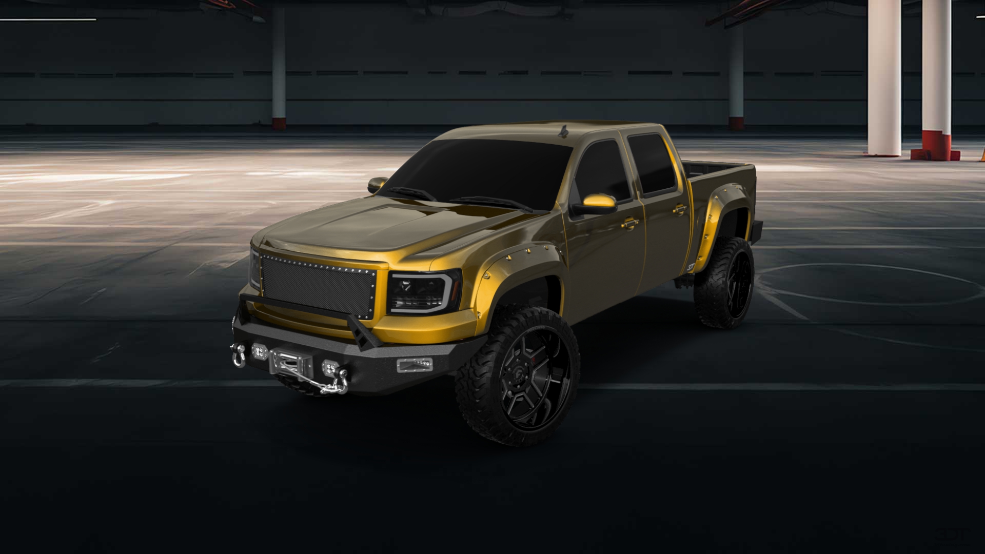 GMC Sierra 1500 Crew Cab 5.8 ft box 4 Door pickup truck 2007
