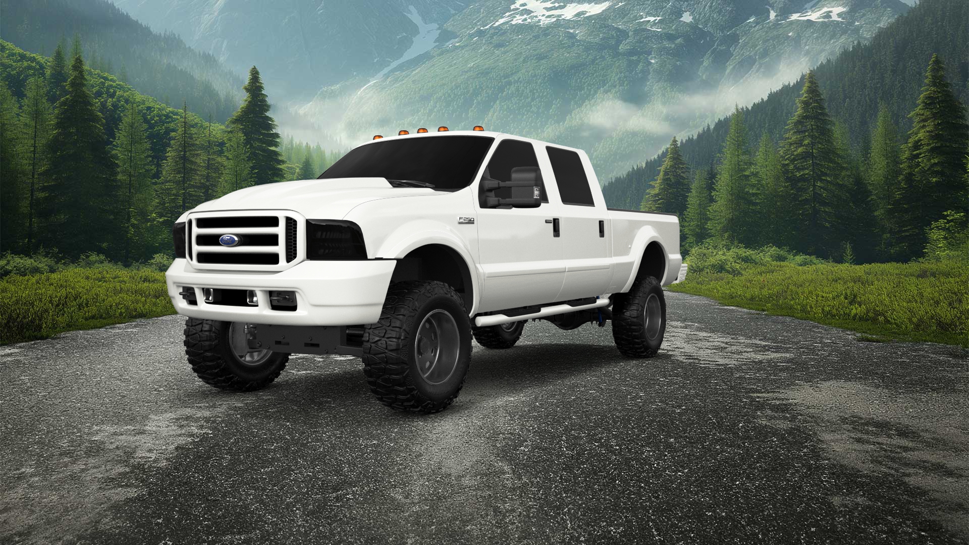 Ford F-250 Crew Cab 4 Door pickup truck 1999 tuning