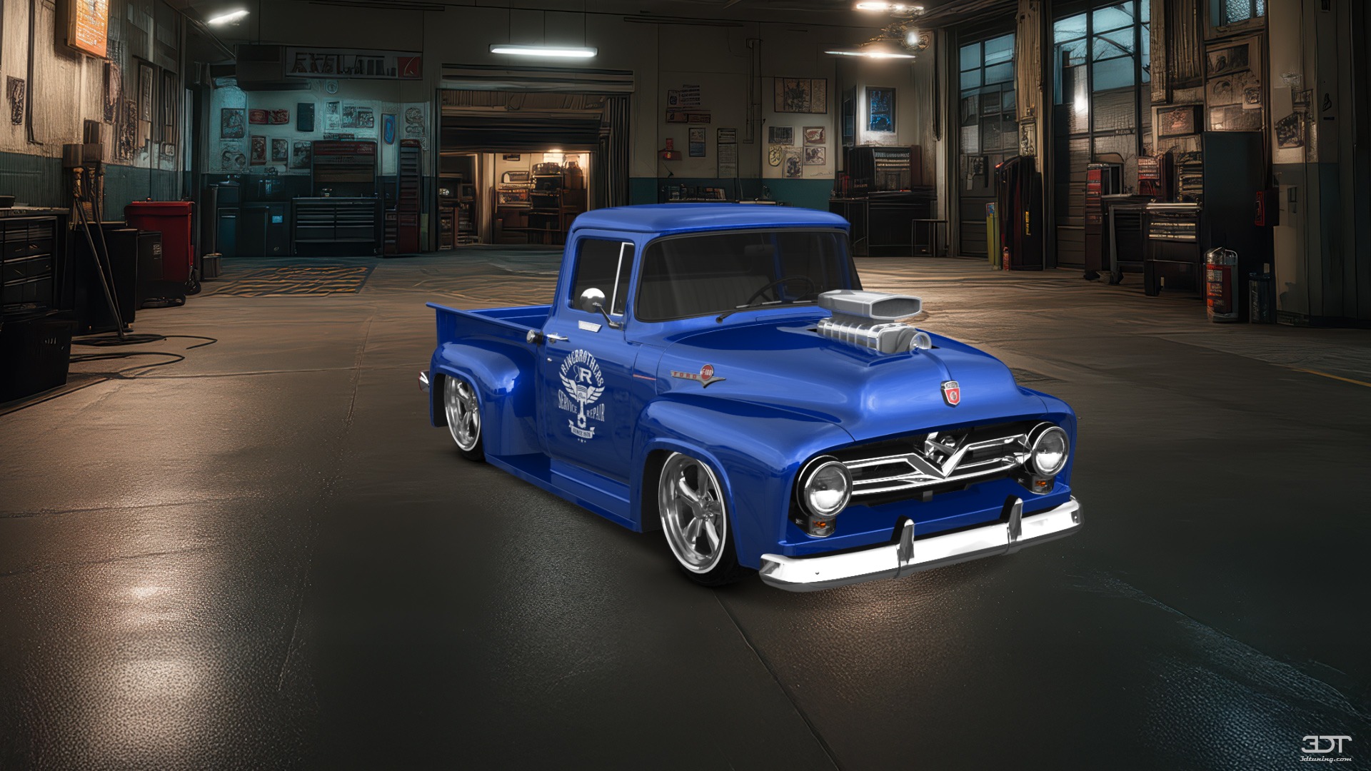 Ford F-100 2 Door truck 1956 tuning