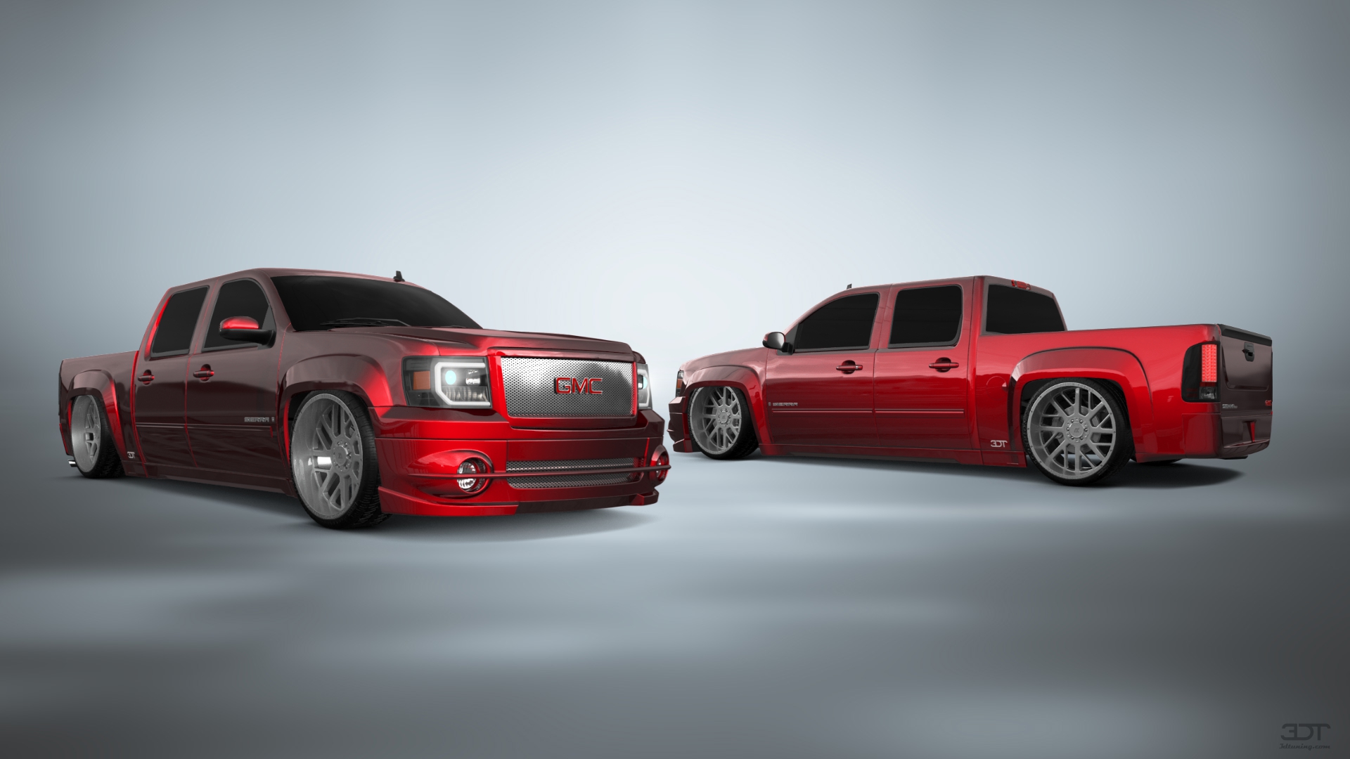 GMC Sierra 1500 Crew Cab 5.8 ft box 4 Door pickup truck 2007 tuning