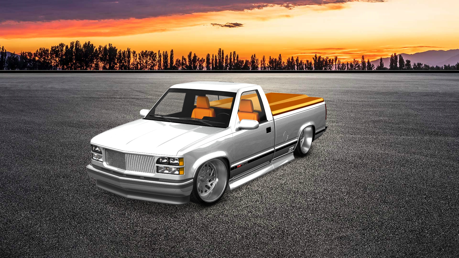 GMC Sierra 1500 2 Door pickup truck 1988